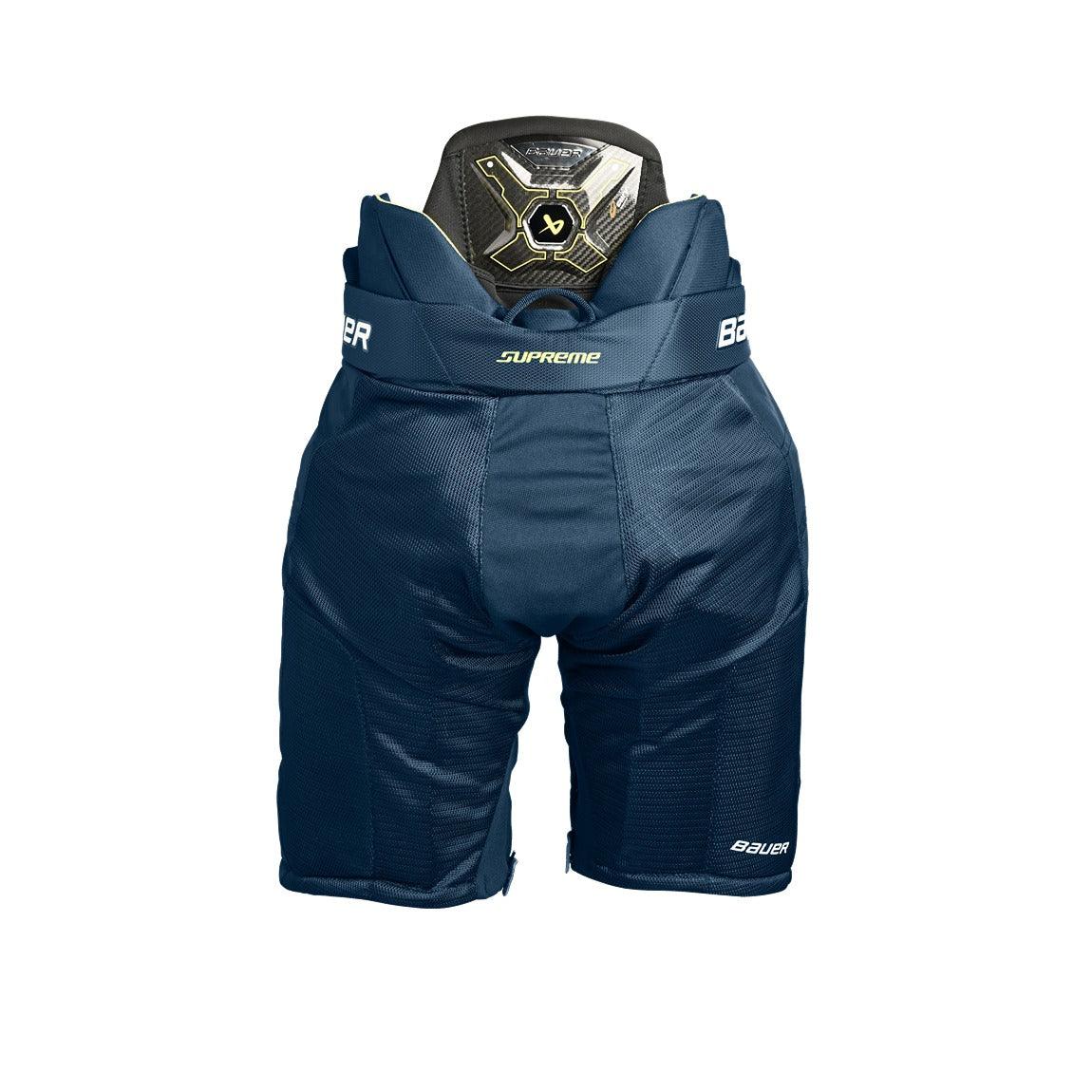 Bauer Supreme Mach Hockey Pants for Junior Players - Lightweight Protective Gear for Youth Ice Hockey Games & Practices