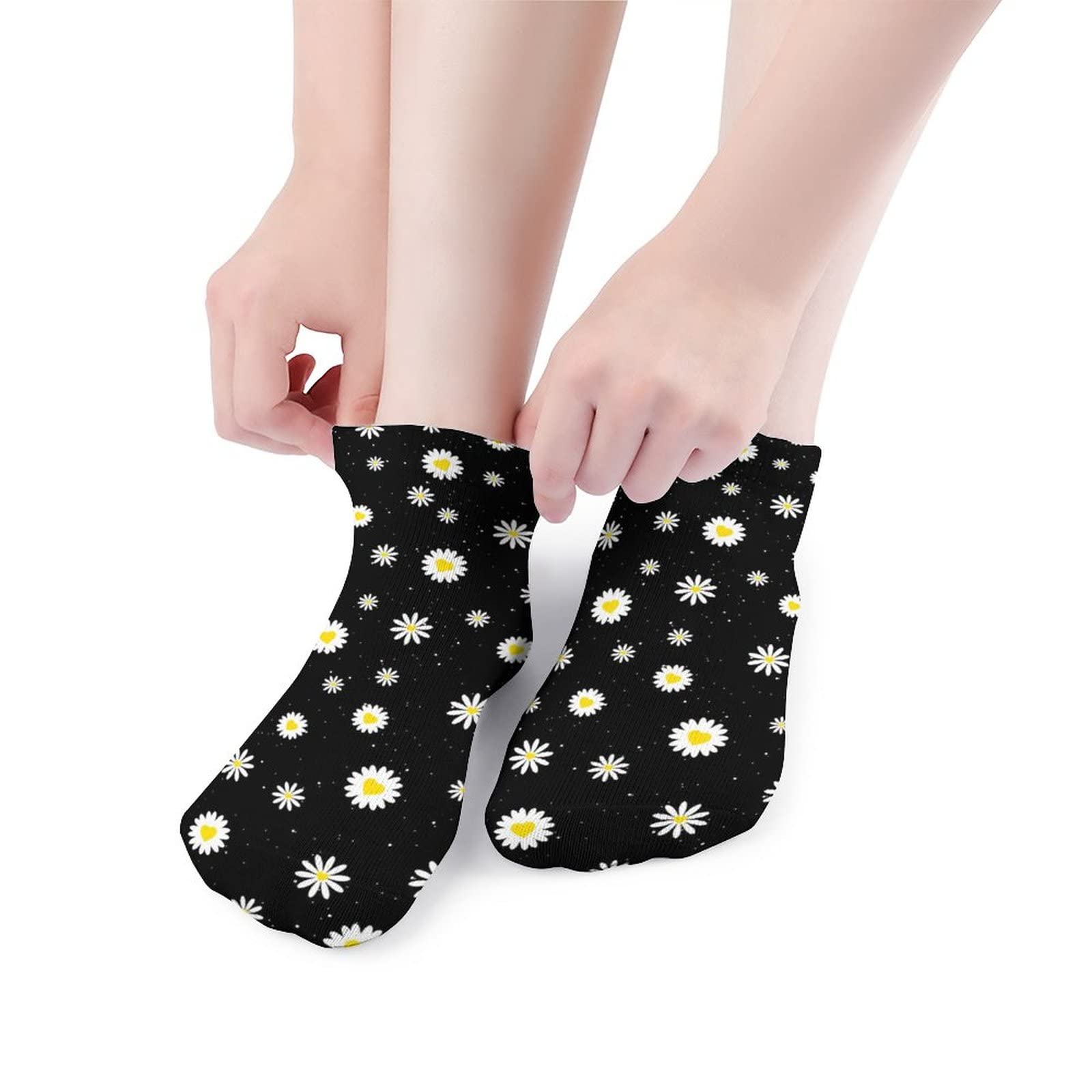 Funny Low Cut Ankle Socks for Women - Crazy Lady Boat Socks - Perfect for Casual Wear, Gifts & Everyday Fashion