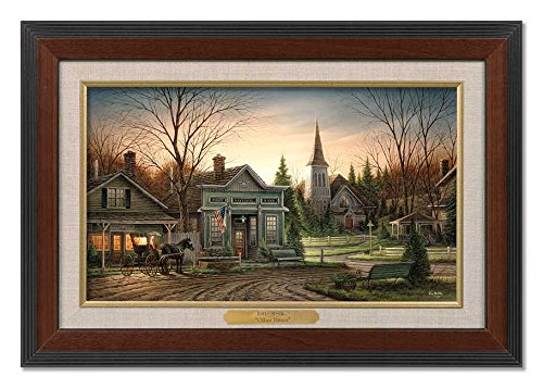 Terry Redlin Framed Walnut Master Stroke Office Hours Art Print - Perfect for Home Office Decor & Wall Art Gifts