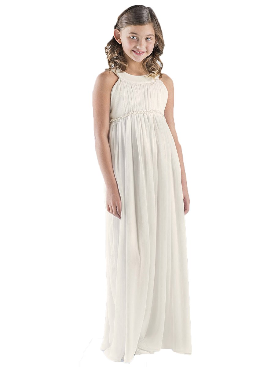 US Angels Girls Spring Easter Summer Dress - Floral Sleeveless Chiffon Special Occasion Dress for Flower Girls, Birthday Parties & Weddings