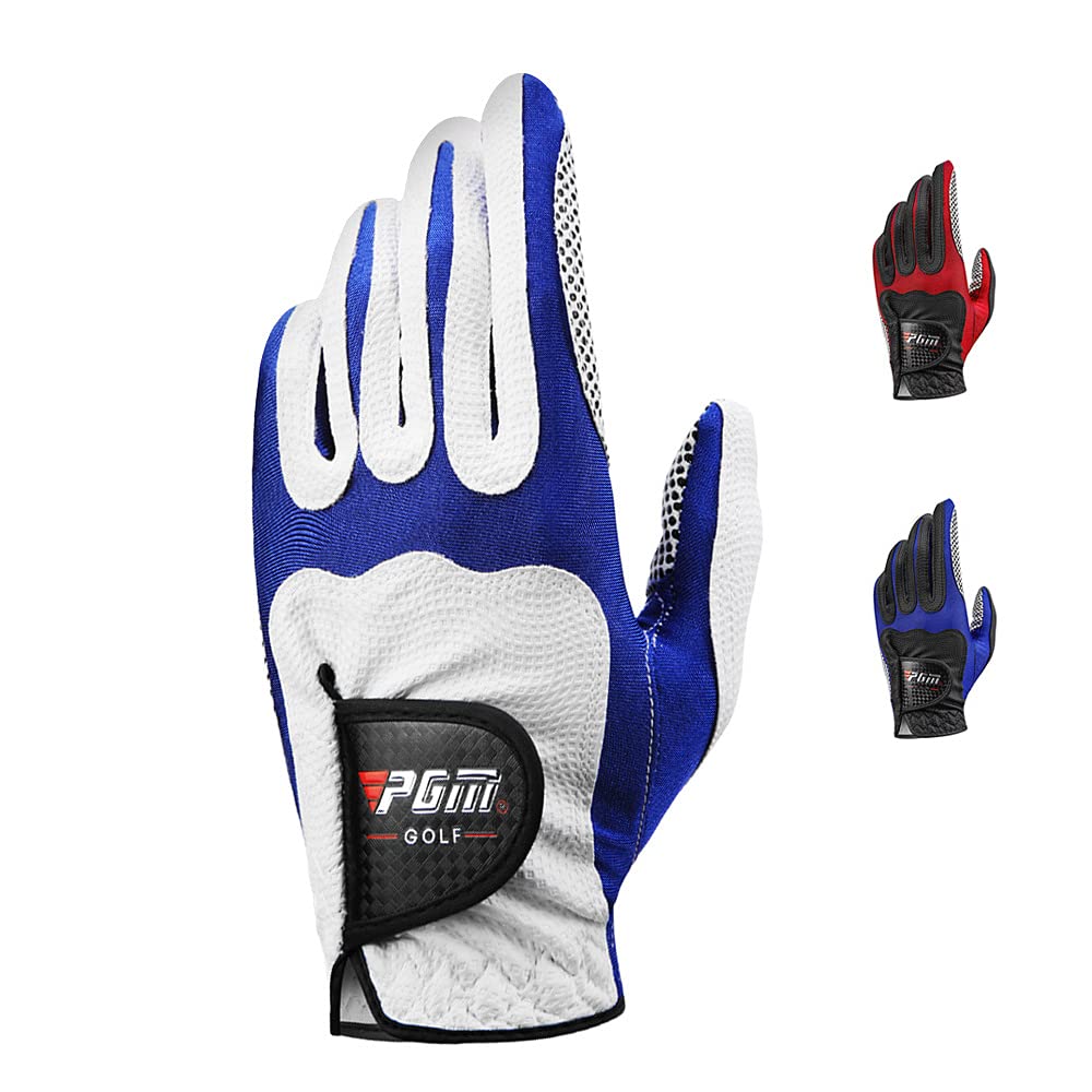 Premium Golf Gloves for Men - Left & Right Hand - Breathable Lycra Magic Elastic PU Fiber with Anti-Slip Granules - 1-Pack - Perfect for Driving Range, Practice & Tournament Play