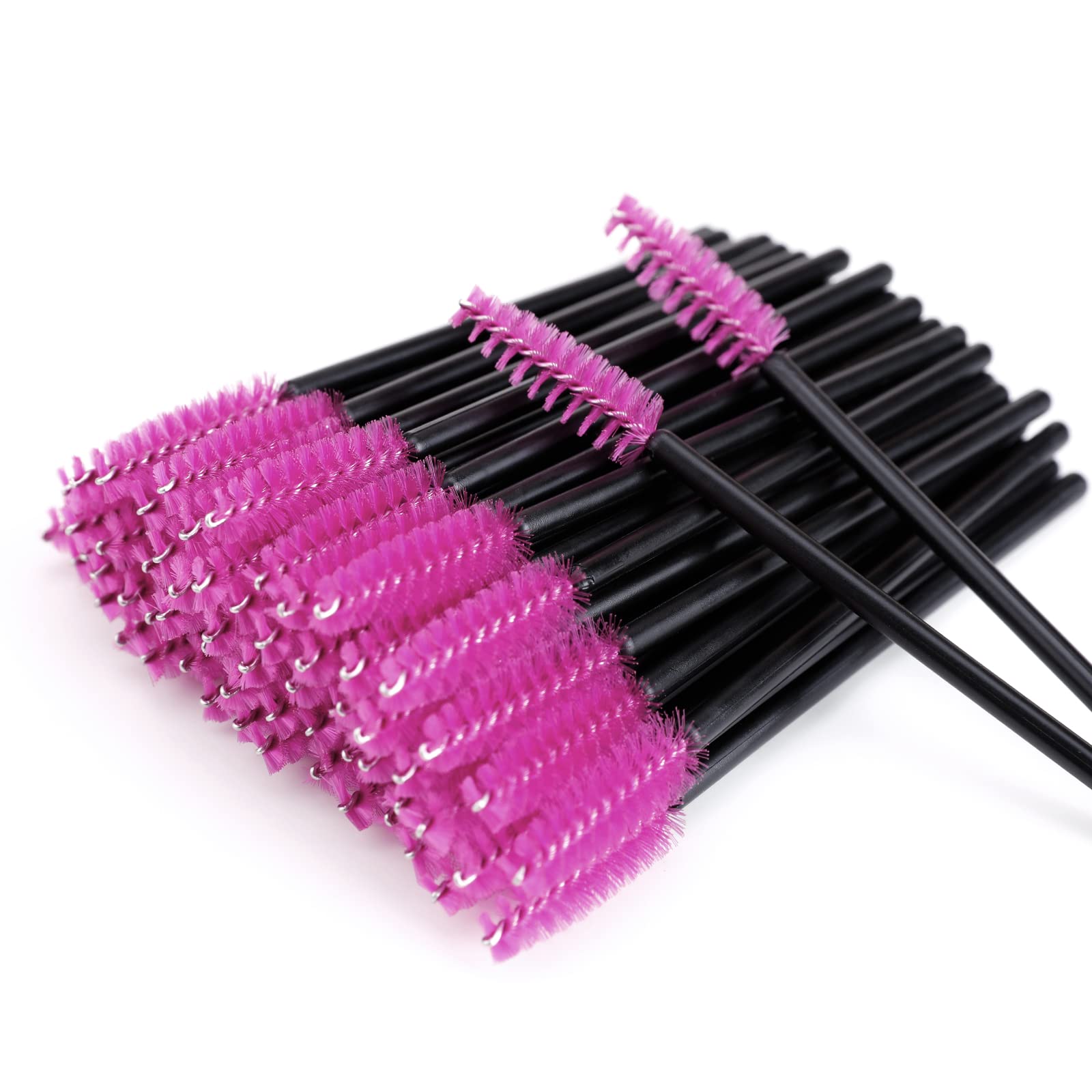 50 PCS Disposable Eyelash Brushes - Mascara Wands & Eyebrow Extension Brushes for False Eyelash Application | Perfect for Salon Professionals & DIY Lash Extensions at Home