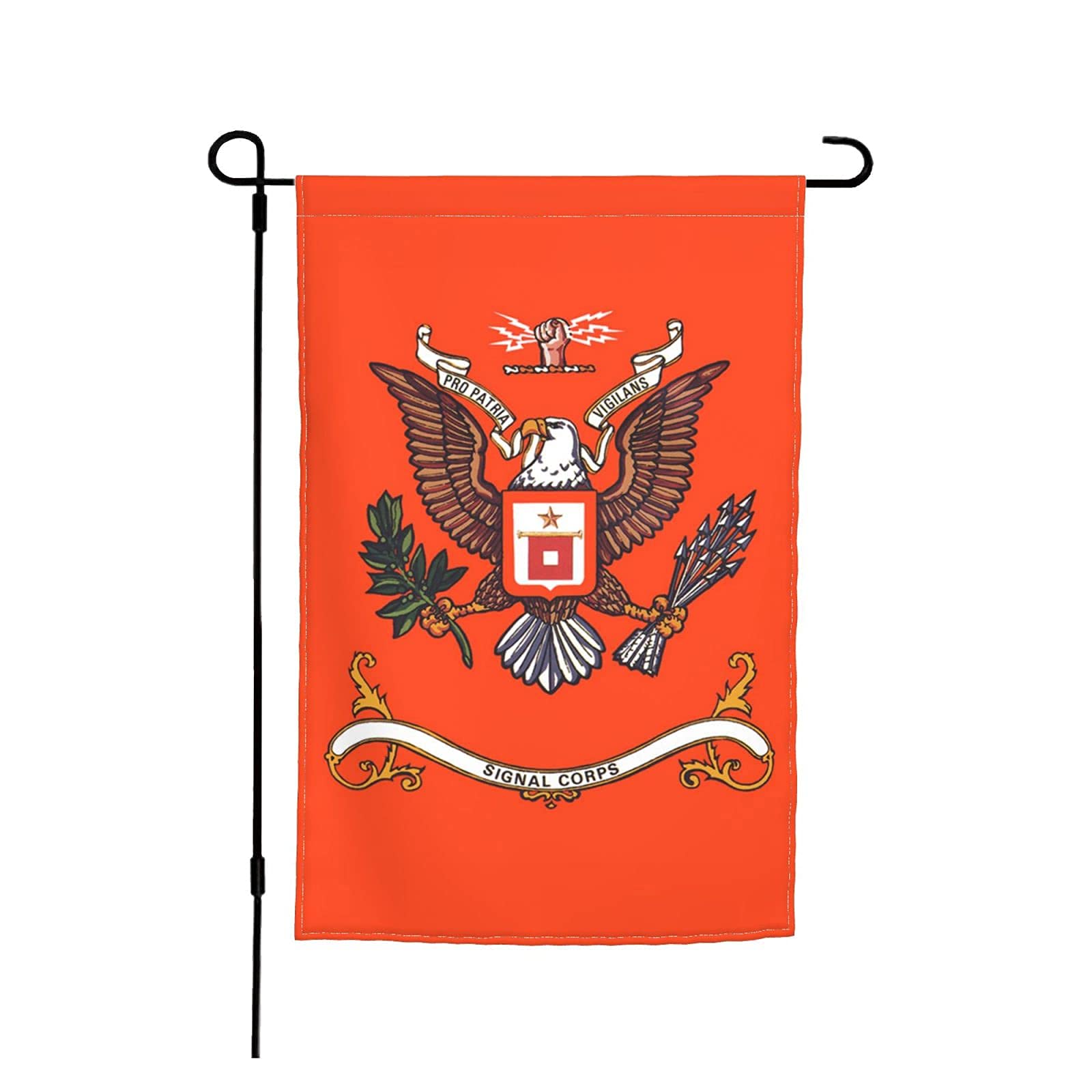 FASEDATE US Army Signal Corps Double-Sided Garden Flag - All-Weather Outdoor & Indoor Decoration for Yard, Lawn, Home, Garden | Perfect for Military Appreciation, Veterans Day, Patriotic Displays