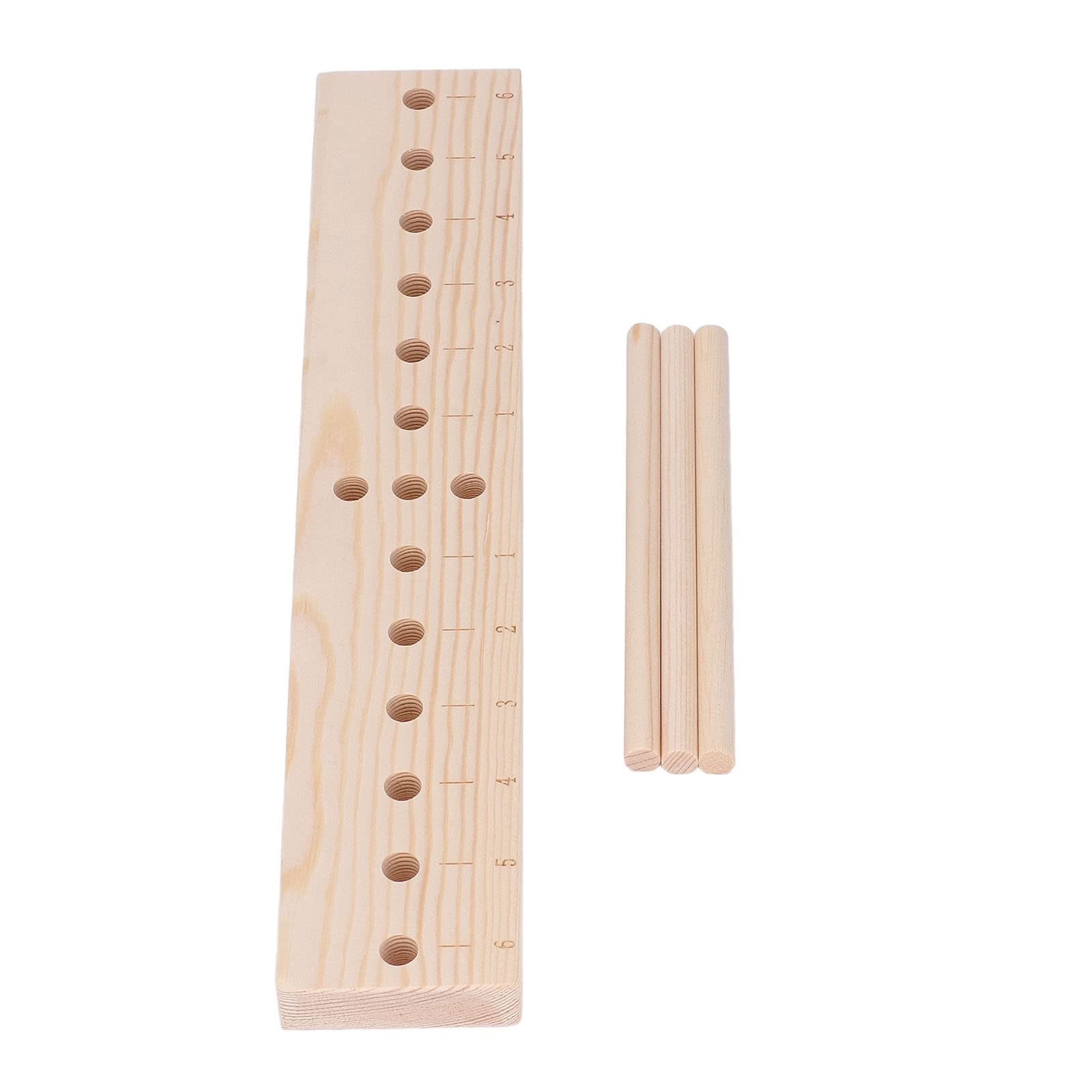 LANTRO JS Lightweight Oak Bow Maker with Adjustable Pins - DIY Craft Tool for Gift Wrapping, Christmas Decorations, Party Favors & Home Decoration Projects