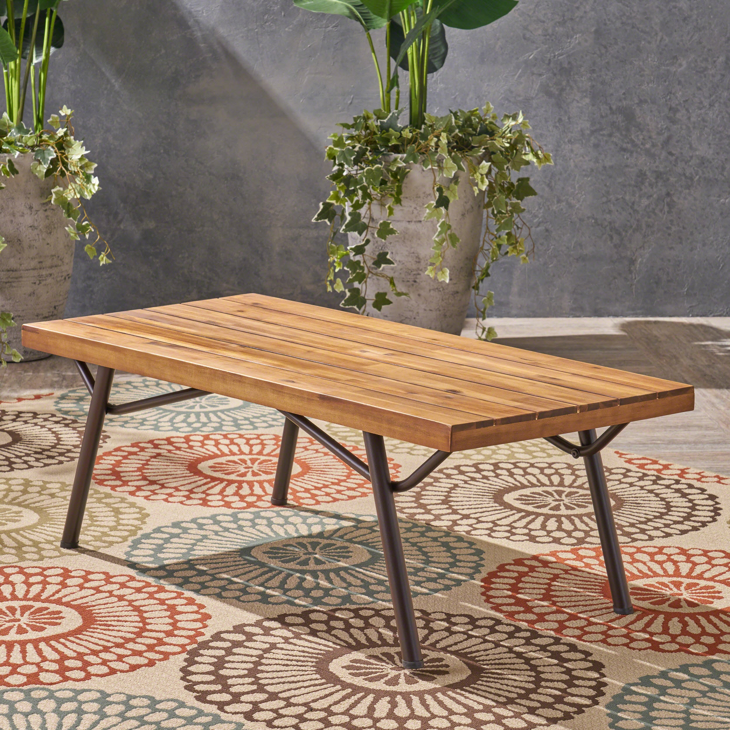 Modern CANOGA Coffee Table - Stylish Living Room Furniture for Home Decor | Perfect for Small Spaces, Apartments & Lounge Areas