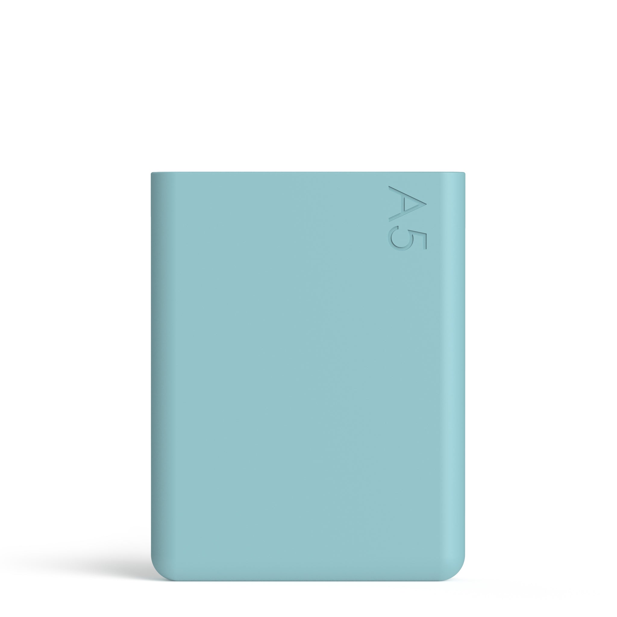 Premium A5 Silicone Sleeve Case - Sea Mist Color - Waterproof & Durable Protection for Notebooks, Planners, Tablets - Perfect for Office, School, Travel & Daily Use