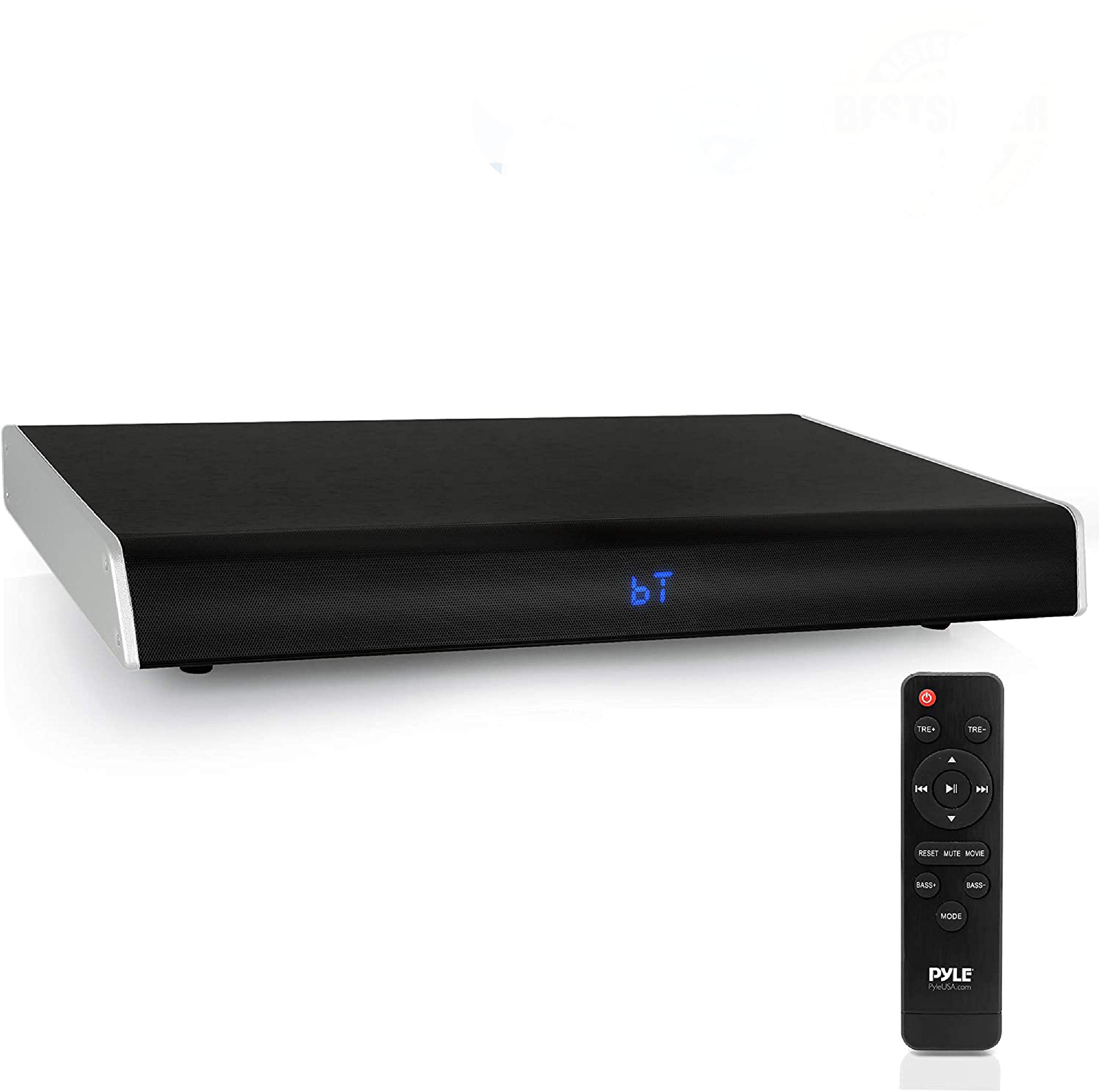 Pyle PSBV830HDBT Bluetooth Sound Bar - Wireless Home Theater Speaker System with Deep Bass for TV, Movies & Music | Perfect for Living Room & Home Entertainment Setup
