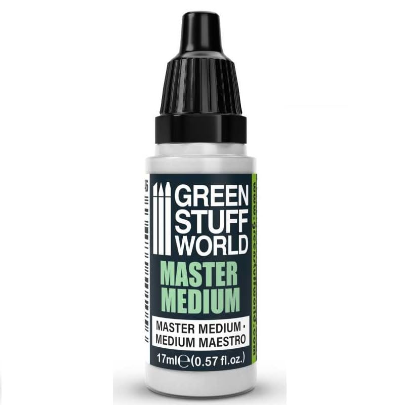 Green Stuff World Master Medium for Models and Miniatures 1746 - High-Quality Modeling Putty for Warhammer, D&D, and Tabletop Miniatures - Perfect for Sculpting, Gap Filling, and Custom Creations