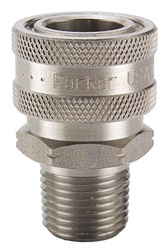 1/2-14 Coupler Body, 1/2 Inch 303 Stainless Steel Fitting - Perfect for Plumbing, Hydraulic Systems & Industrial Applications