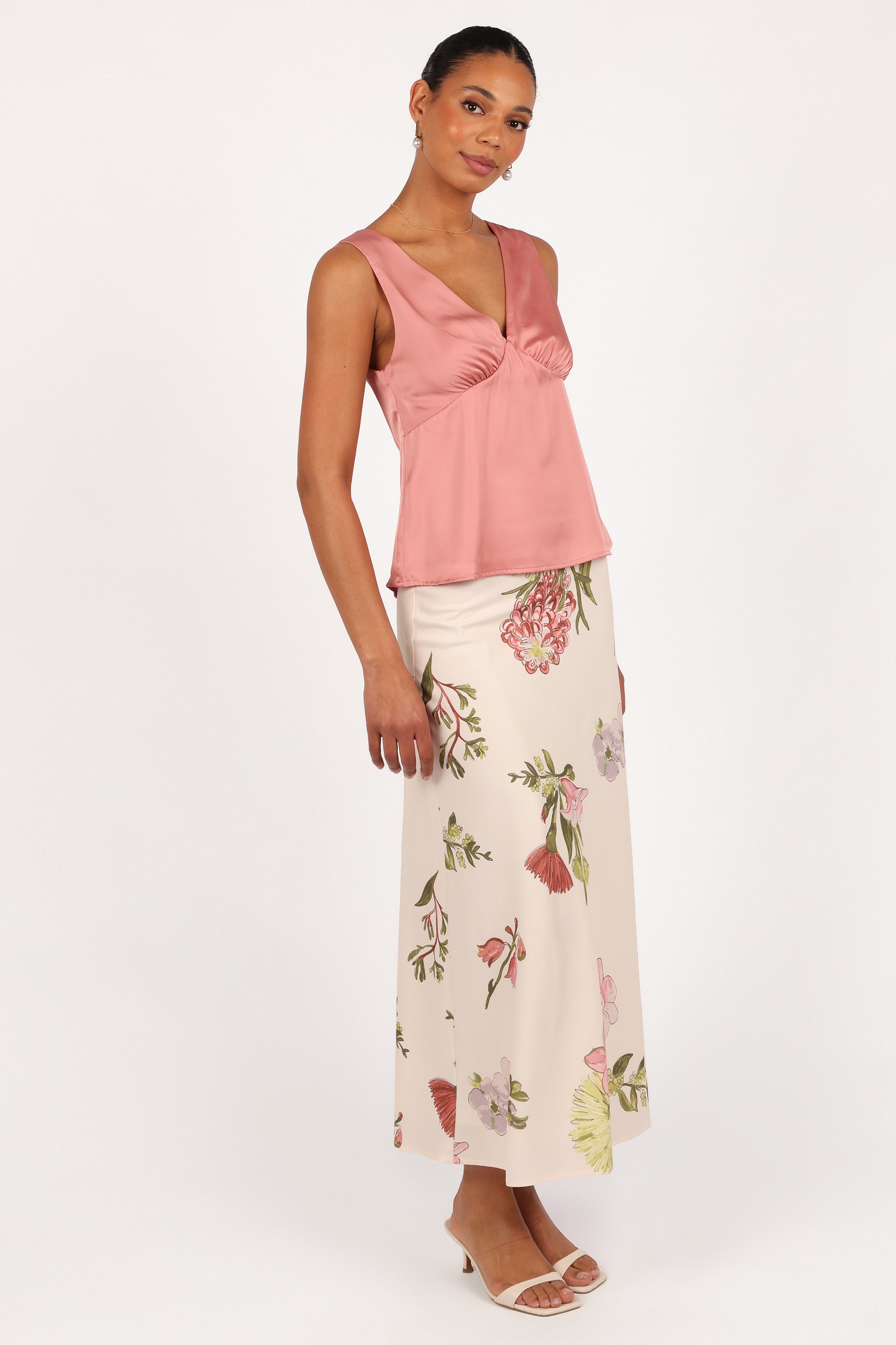 Evie Maxi Skirt - Floral Print Long Skirt for Women | Boho Style Summer Skirt | Perfect for Beach, Vacation & Casual Outings