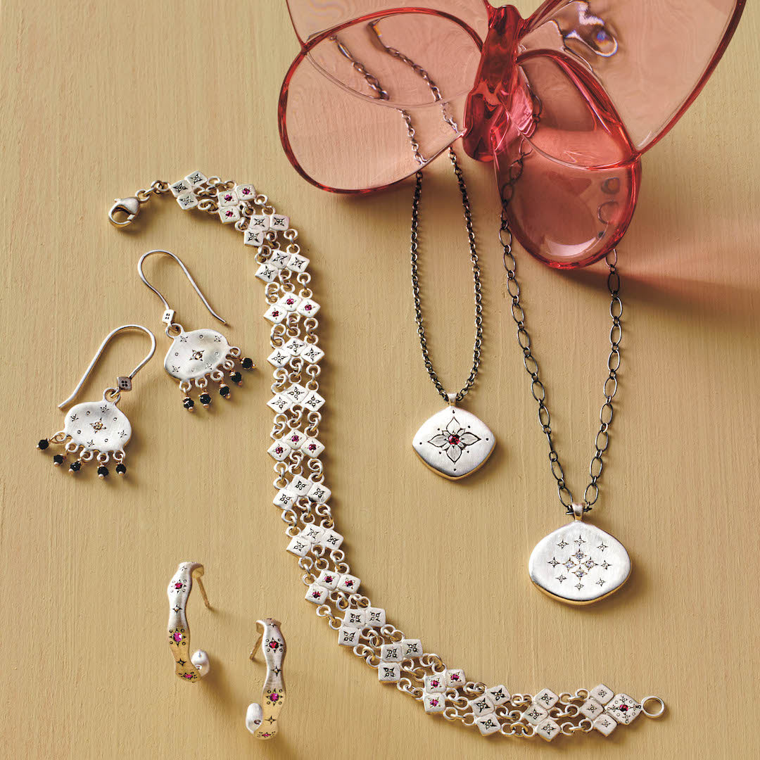 Triple Station Ruby Bracelet for Women - Elegant & Stylish Jewelry Gift for Birthdays, Anniversaries & Special Occasions