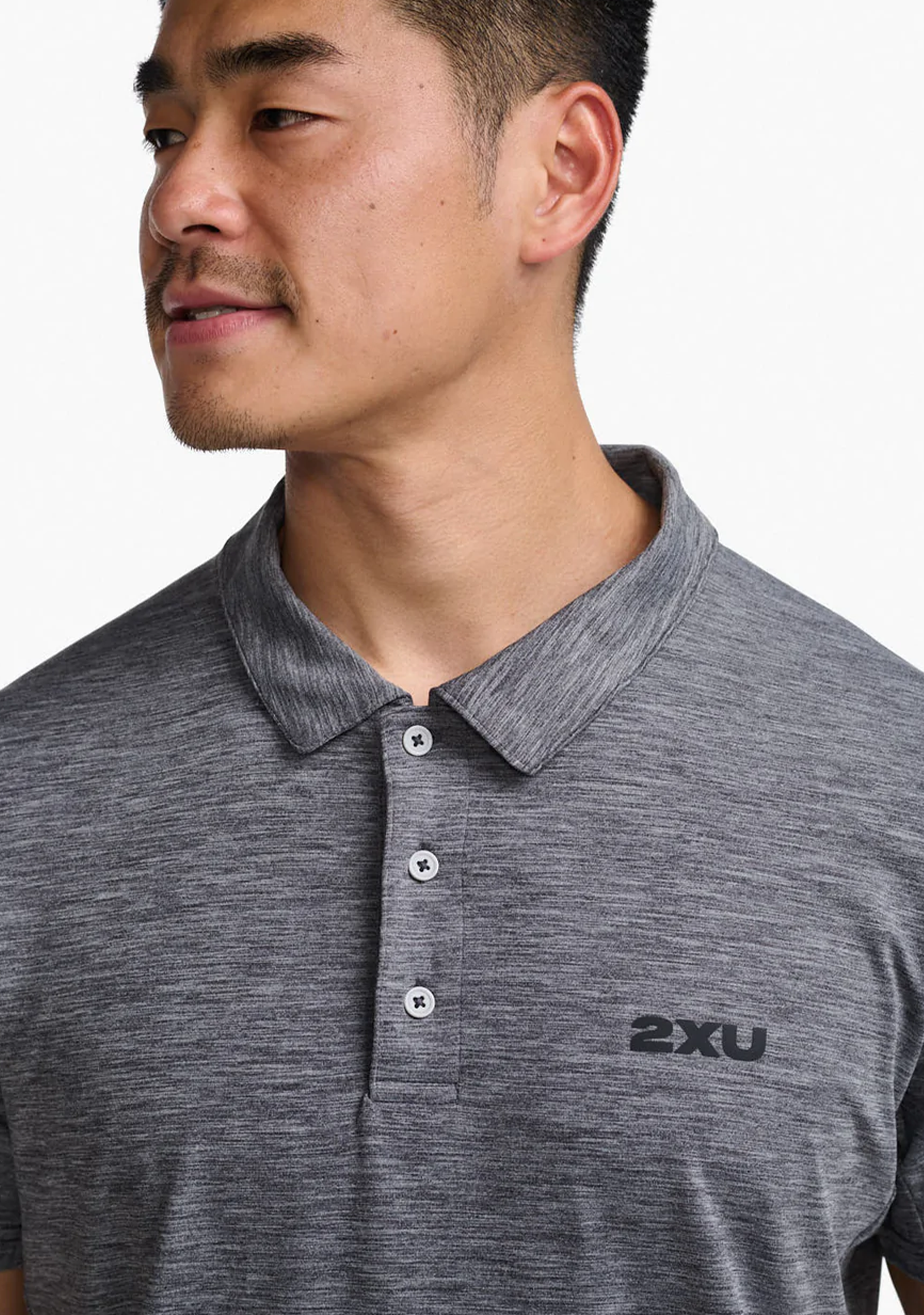 2XU Men's Performance Motion Polo Shirt - Moisture Wicking, Breathable & Quick Dry for Running, Golf & Active Lifestyle