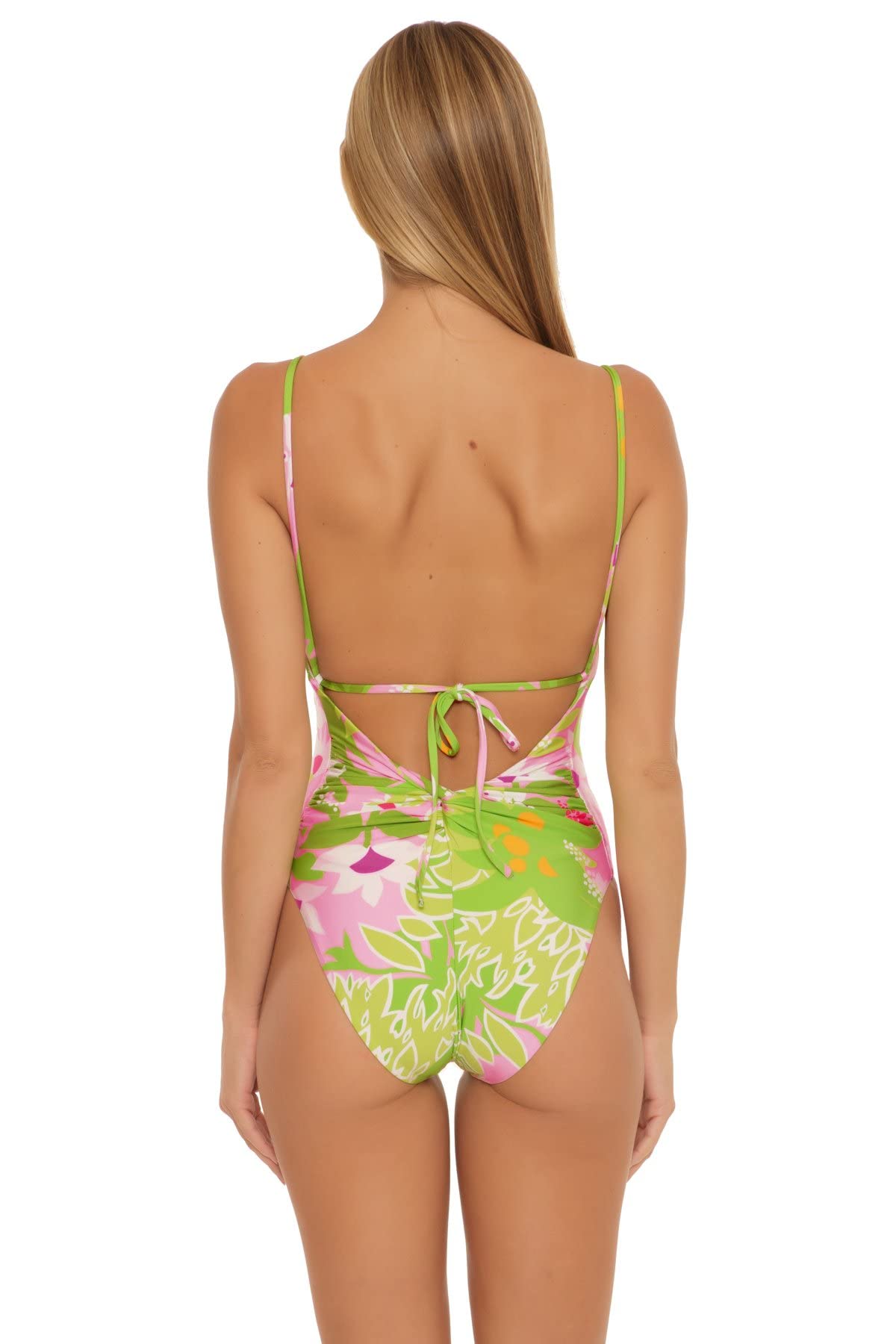 Trina Turk Women's La Palma Convertible One Piece Swimsuit - Stylish & Comfortable Bathing Suit for Beach, Pool & Vacation | Perfect for Summer Swimwear & Tropical Getaways