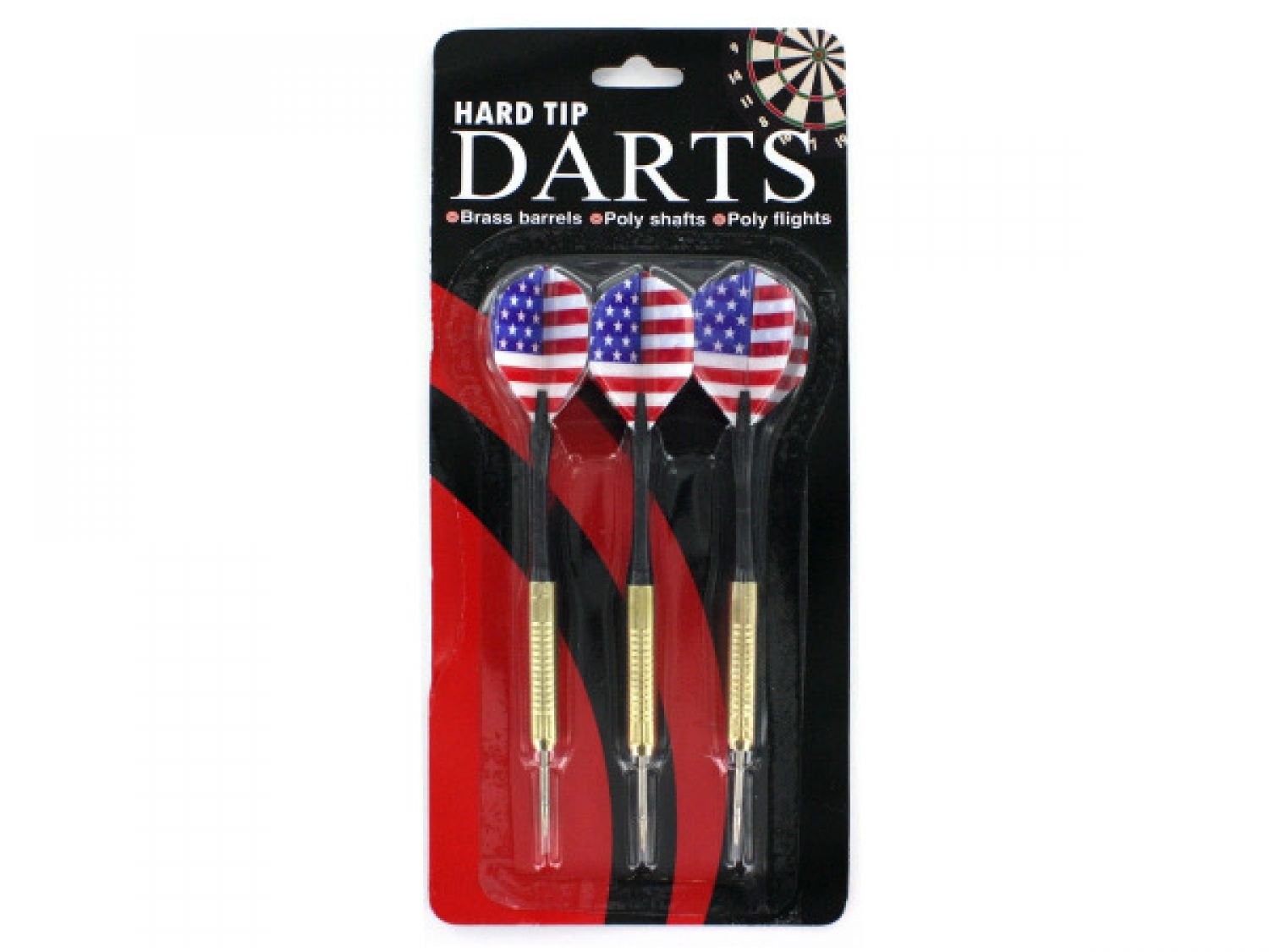 Bulk Hard Tip Darts with American Flag Design - Set of 48 for Professional Play & Home Entertainment | Perfect for Bars, Game Rooms & Competitive Tournaments