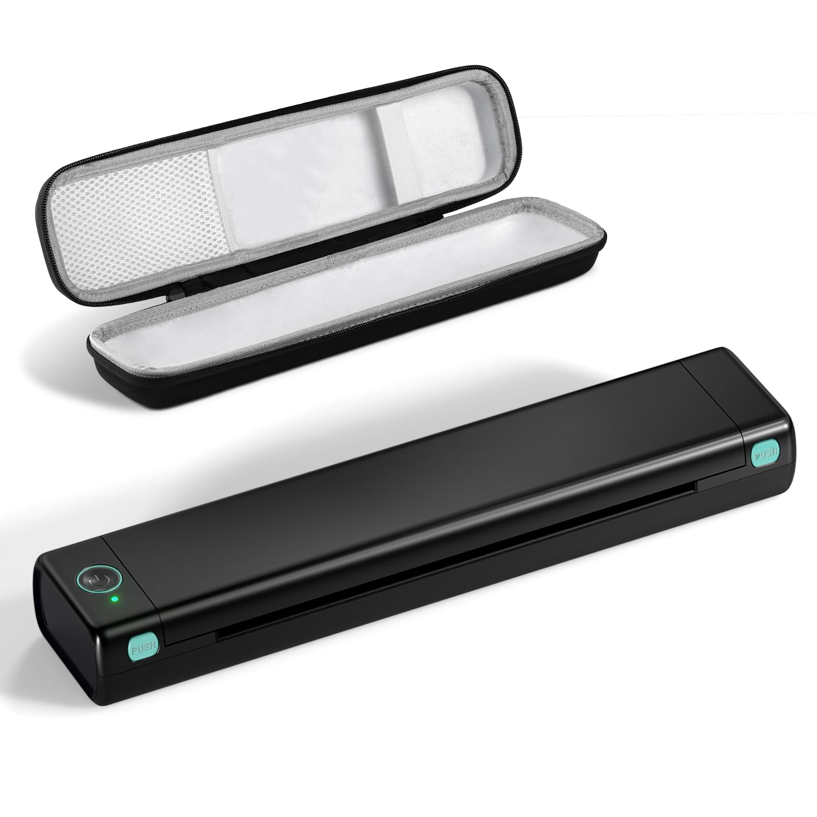 Wireless Portable Thermal Printer M08F - Bluetooth Inkless Travel Printer with Carrying Case, 8.5x11