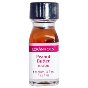 Lorann Oil Super Strength Peanut Butter Flavoring - 4oz Bottle for Baking, Candy Making & DIY Desserts