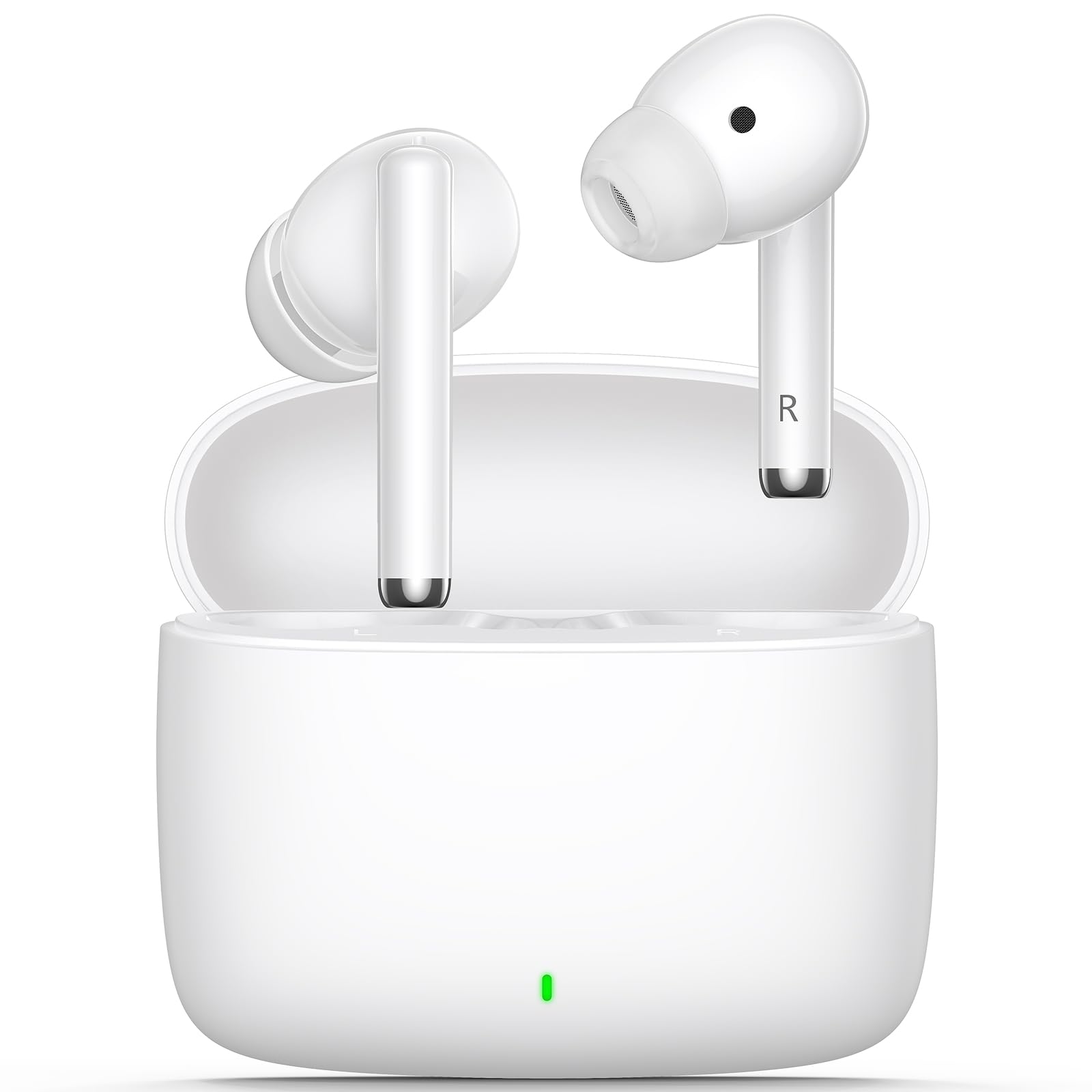 **Wireless Earbuds Bluetooth 5.3 with Noise Cancelling, HiFi Stereo & Touch Control - Compatible with Google Pixel 8/9 Pro/XL/Fold, iPhone 16/15 Pro Max/14, Galaxy S24 Ultra/S23/Fe/Flip 6 - Perfect for Workouts, Commuting & Gaming**