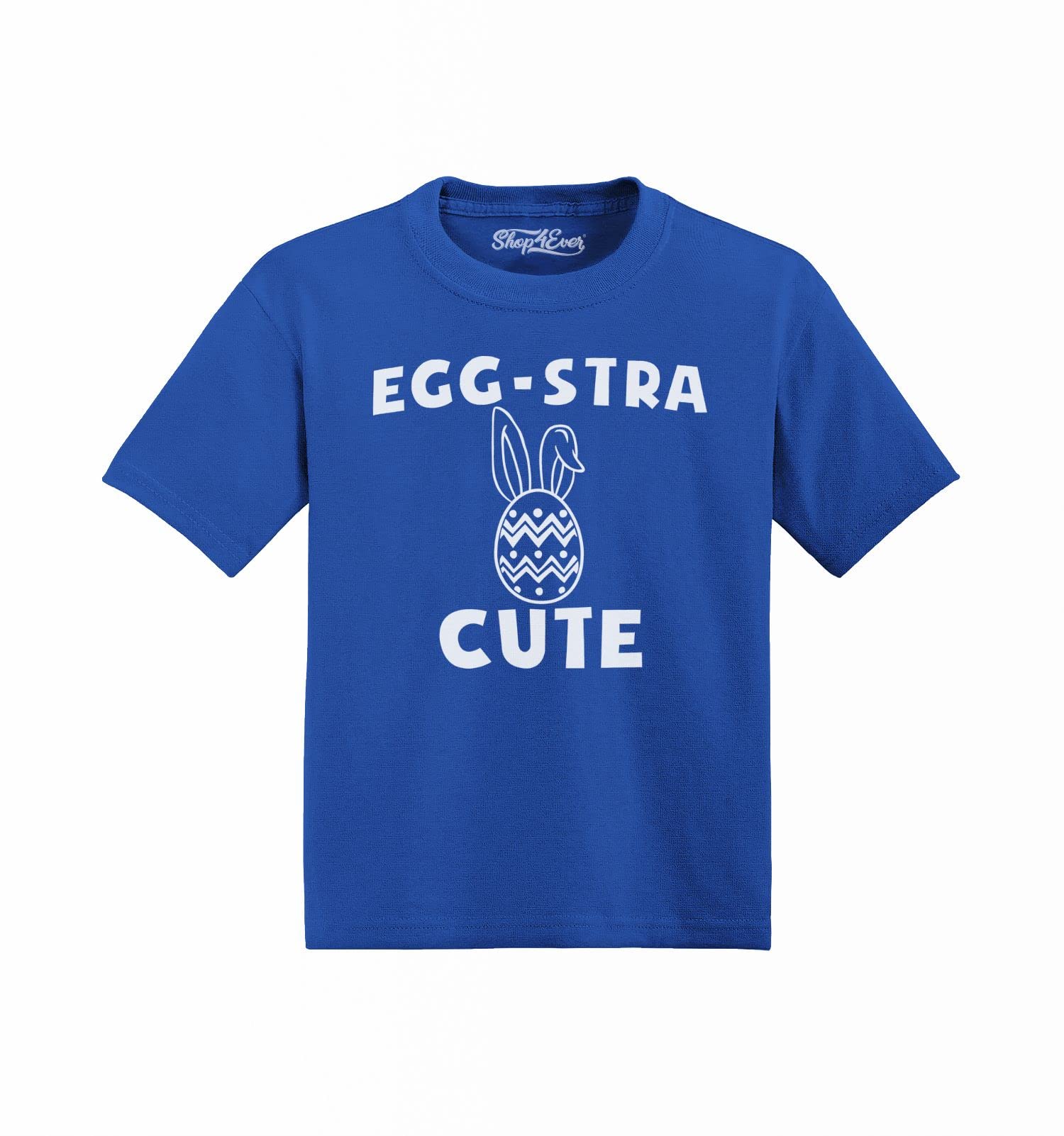 Shop4ever® Easter Bunny Egg Cotton Toddler T-Shirt - Cute Baby Outfit for Easter Egg Hunt & Spring Celebrations