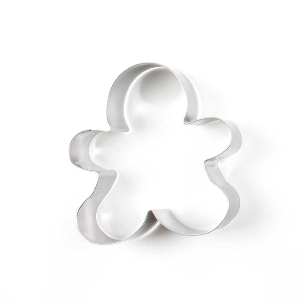 1 Piece Fat Boy Biscuit Cookie Cutter - Stainless Steel Gingerbread & Jelly Molds for Baking - Perfect for Christmas Cookies, DIY Desserts & Holiday Baking