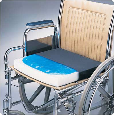 Skil-Care Gel-Foam Seat Cushion 20x16x1.5 Inches - Orthopedic Pressure Relief for Wheelchair, Office Chair & Car Seat - Model 552428