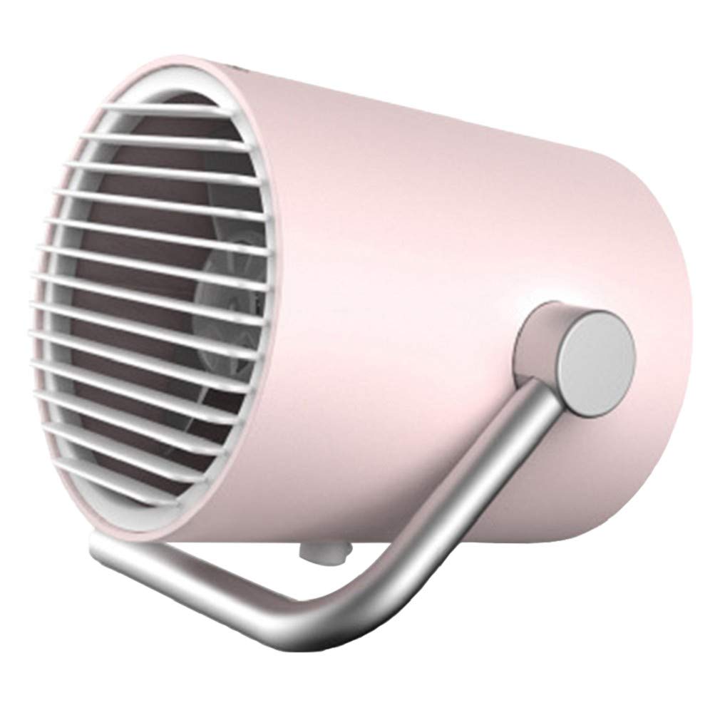 Mini Personal USB Fan - Portable Table Desk Fan with Twin Turbo Blades | Ultra Quiet Cyclone Air Circulating Technology for Home, Office, Travel | Perfect for Work Desks, Bedrooms, Camping & Outdoor Activities