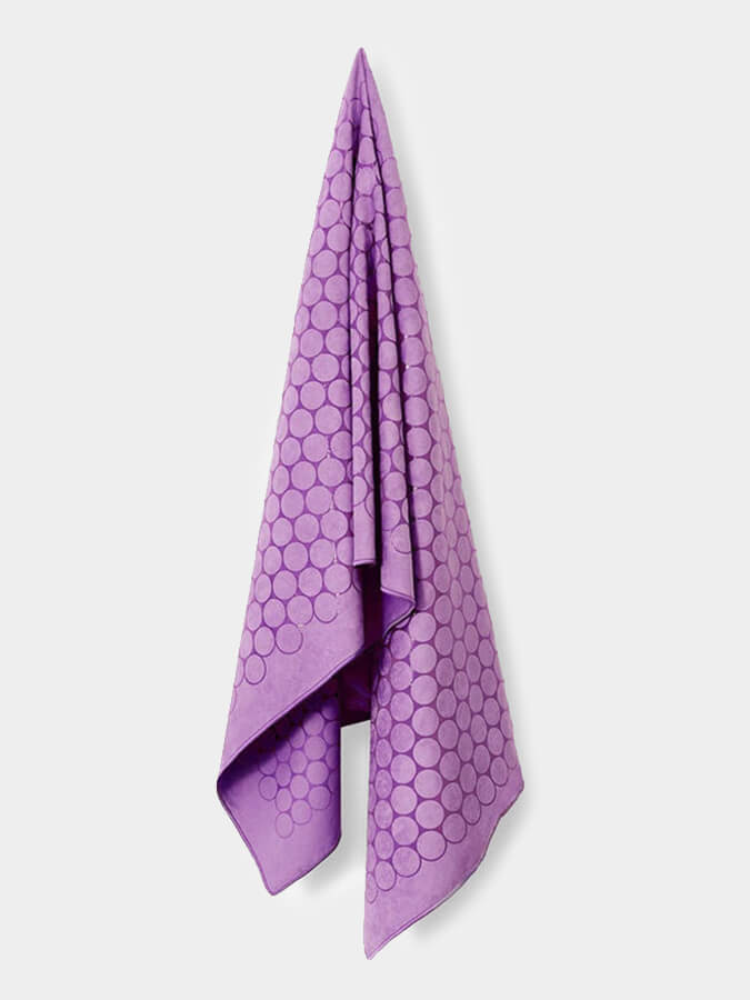 Non-Slip Agoy Gecko Touch Yoga Towel - Ultra Absorbent & Eco-Friendly for Hot Yoga, Pilates & Workouts - Perfect for Grip & Sweat Control in Studios or Home Gym