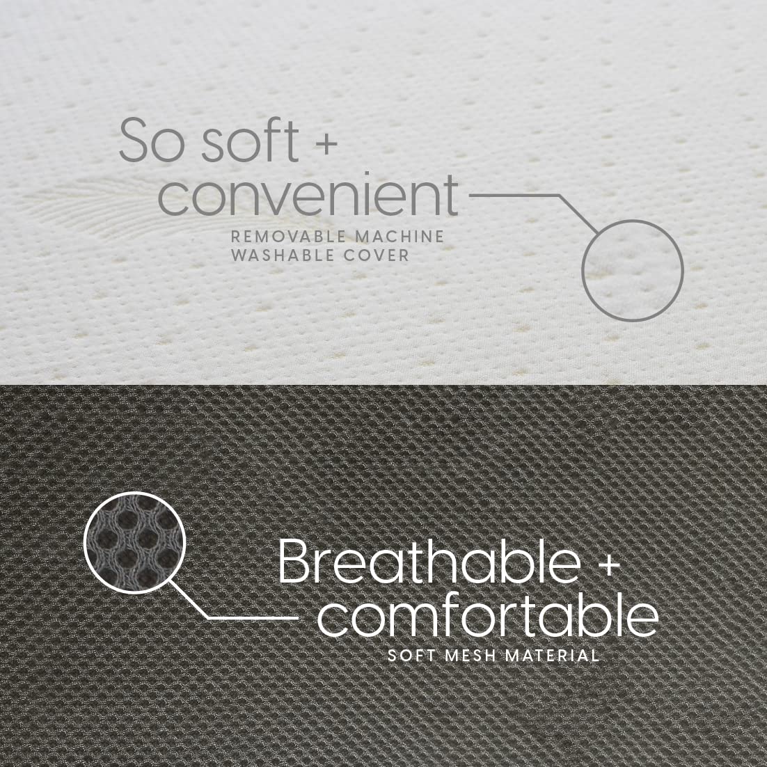 Milliard 6 Inch Twin XL Trifold Mattress - Portable Foldable Memory Foam Mattress with Washable Cover - Tri-Folding Floor Bed for Camping, Guest Room, RV Travel & Sleepovers (78