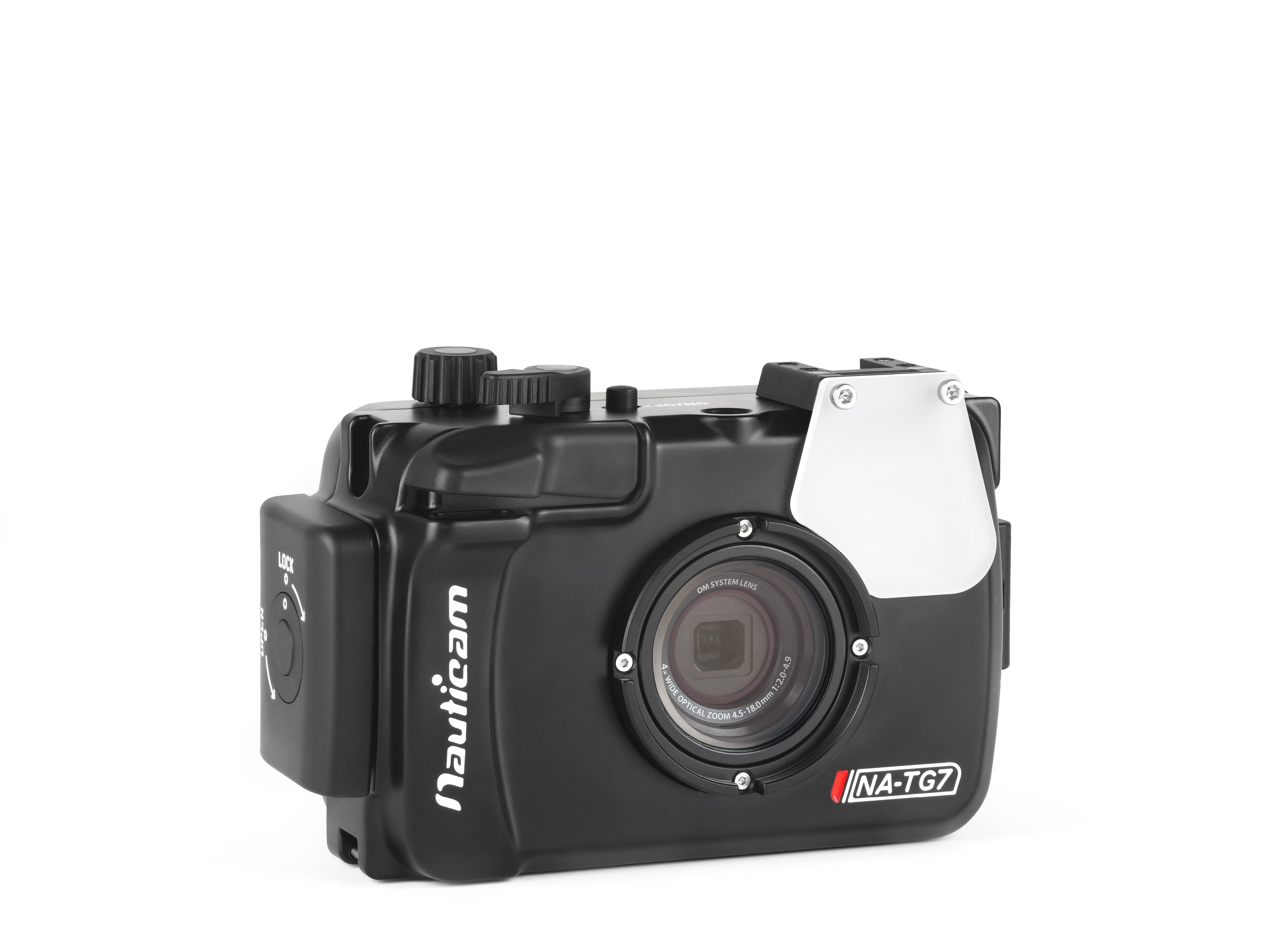 Olympus Tough TG-6/TG-7 Underwater Camera Housing Case - M52 Port for Diving, Snorkeling & Water Sports Photography