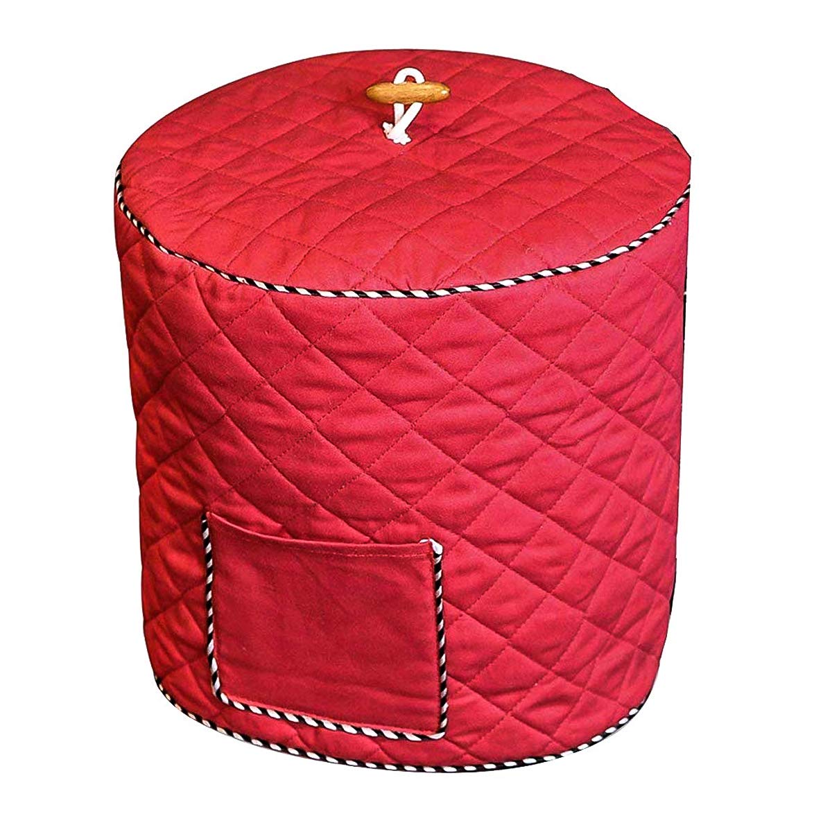 6QT/8QT Electric Pressure Cooker Cover - Decorative Dust Protector for Instant Pot, Red (6 Quart) | Small Kitchen Appliance Accessory for Home & Cooking Enthusiasts
