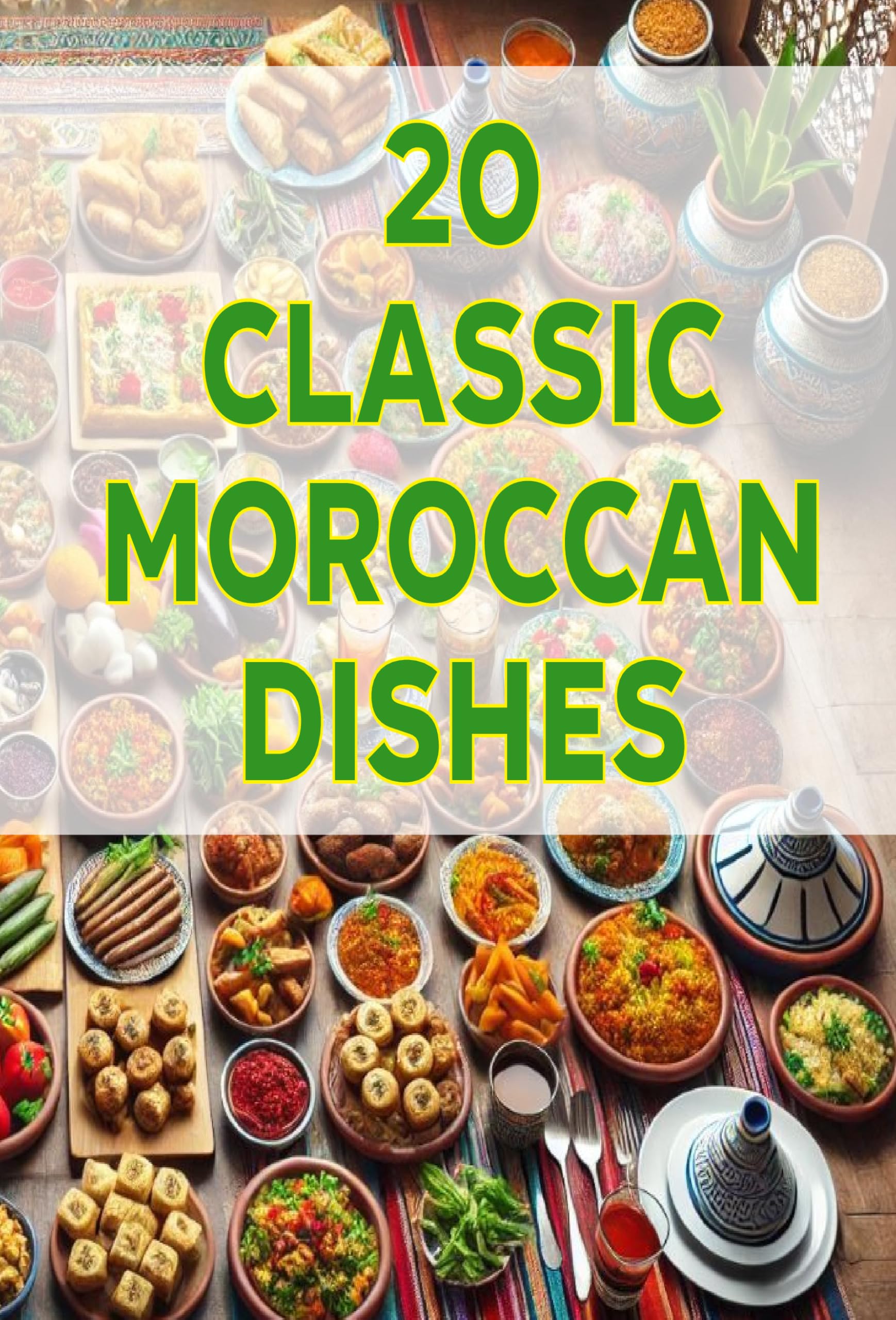 20 Classic Moroccan Dishes Cookbook - Authentic North African Recipes for Tagine, Couscous & More | Perfect for Home Cooking & Cultural Cuisine Exploration