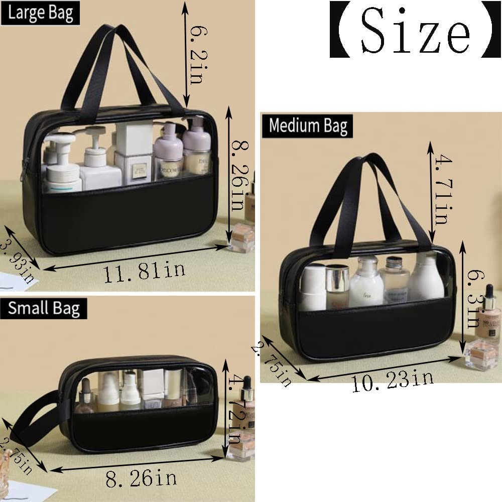 Vitzie Portable Hanging Toiletry Bag for Travel - Waterproof Cosmetic Organizer with Hook for Men & Women - Perfect for Airplane, Gym, Camping & Business Trips