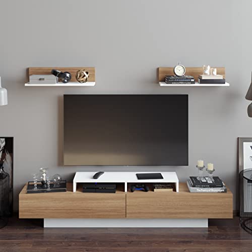White & Teak