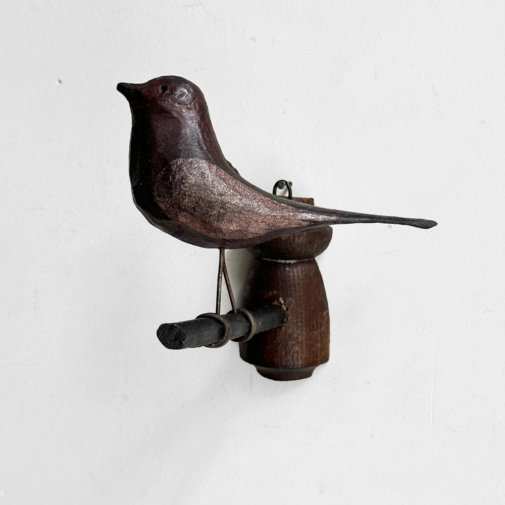 Exquisite Black Forest Hand-Carved Wooden Bird Figurine (531) - Perfect for Home Decor, Gift Giving & Collectibles