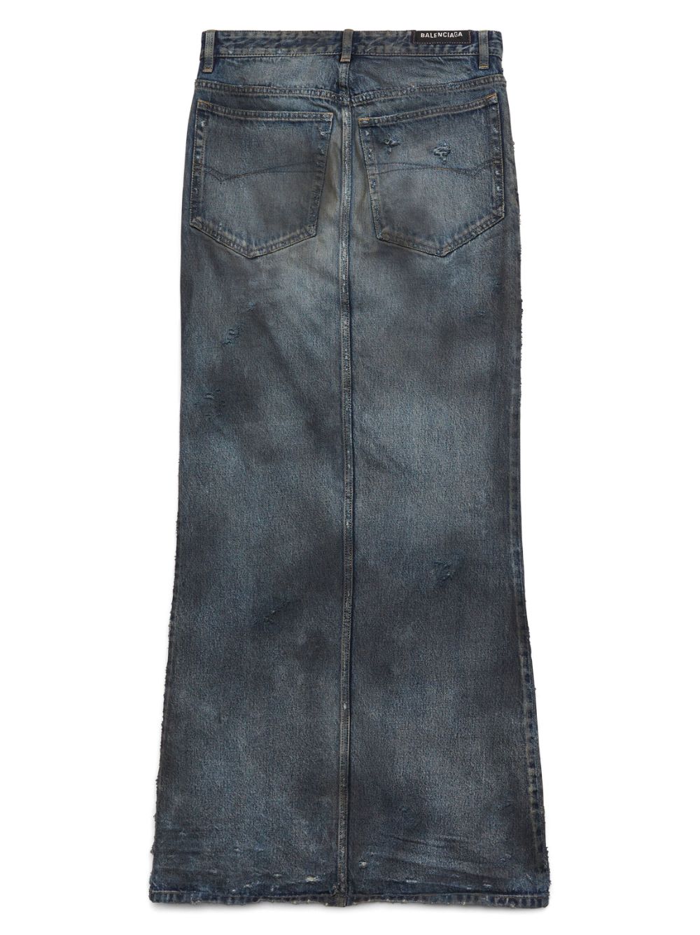Balenciaga Blue Skirts for Women - Trendy High Waist A-Line Mini Skirt for Casual Wear & Night Out