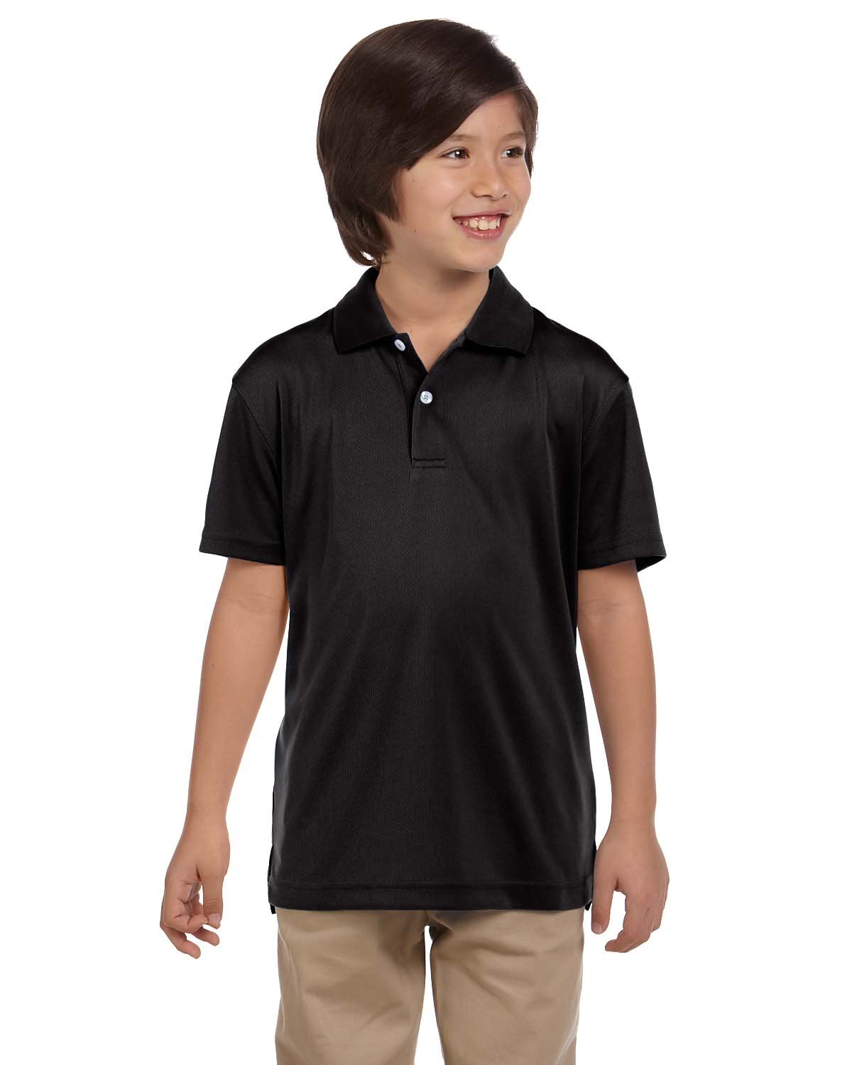 Harriton Youth Double Mesh Sport Shirt - Breathable & Lightweight Athletic Top for Boys & Girls - Perfect for Soccer, Basketball & Outdoor Activities