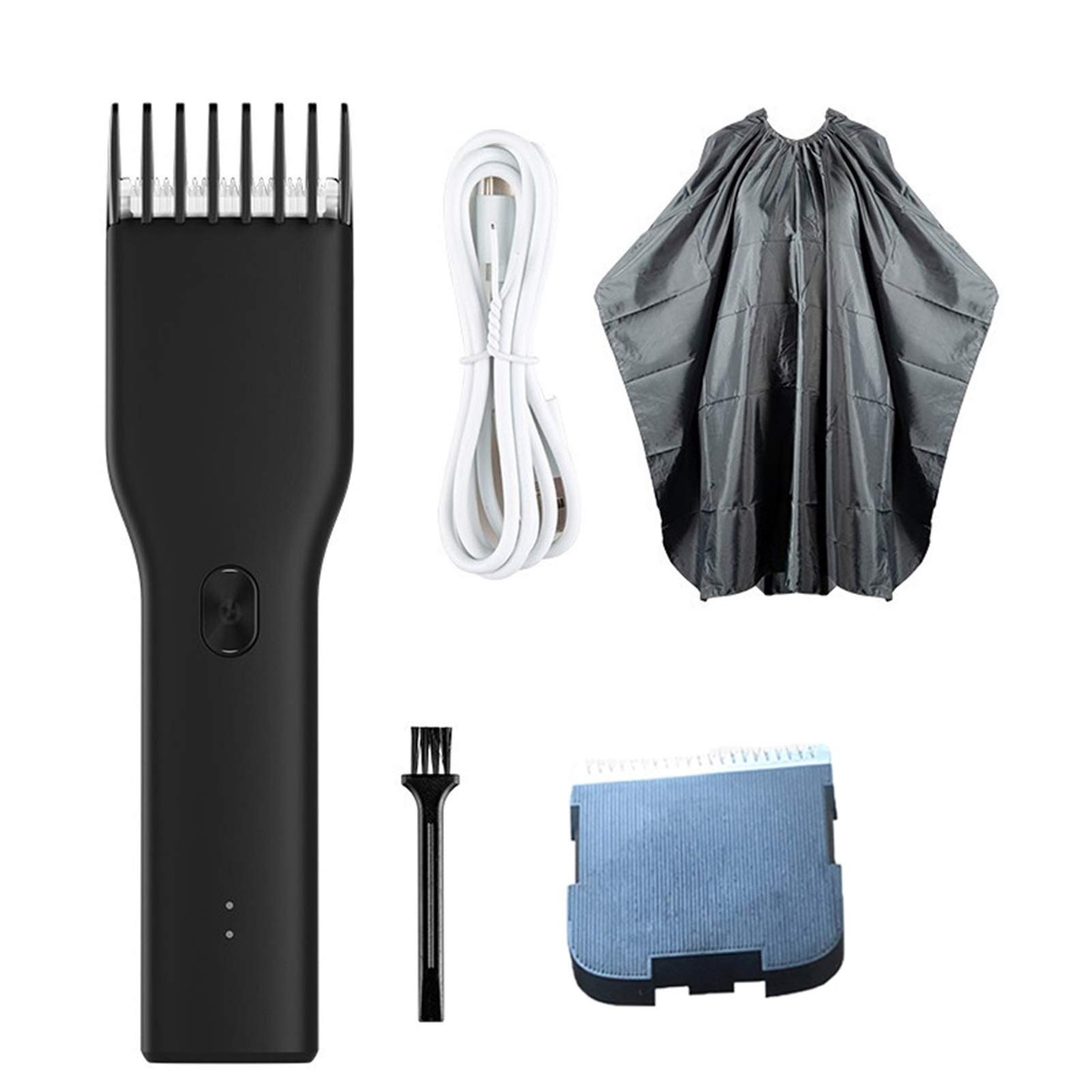 Professional Cordless Rechargeable Hair Clipper for Men, Women & Kids - USB Electric Hair Trimmer with Adjustable Blades - Perfect for Home Haircuts, Beard Trimming & Travel Grooming