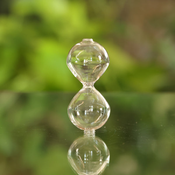 DIY Empty Hourglass Globe for Cremains - Handcrafted Memorial Keepsake for Ashes - Perfect for Home Decor, Memorial Displays & Thoughtful Gifts