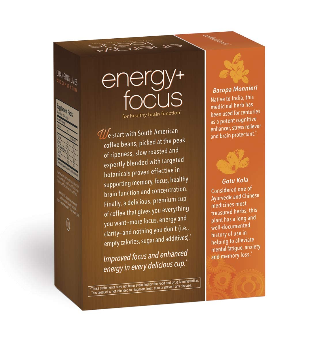 Javita Energy + Focus Instant Coffee Packets - 100% South American Arabica & Robusta Blend with Herbs for Mental Clarity, Natural Energy Boost & Enhanced Focus | Keto-Friendly, Diet-Friendly Drink | 3 Boxes of 24 (4.2g) Sticks | Perfect for Office, Study & Workout Sessions