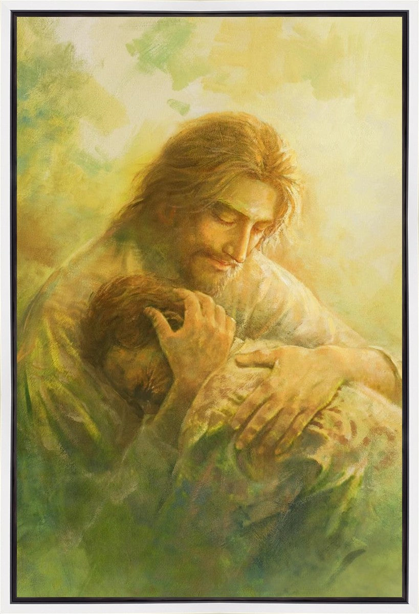 Premium 'I Will Give You Rest' Gallery Wrap Canvas Art - Inspirational Christian Wall Decor for Home, Office & Church