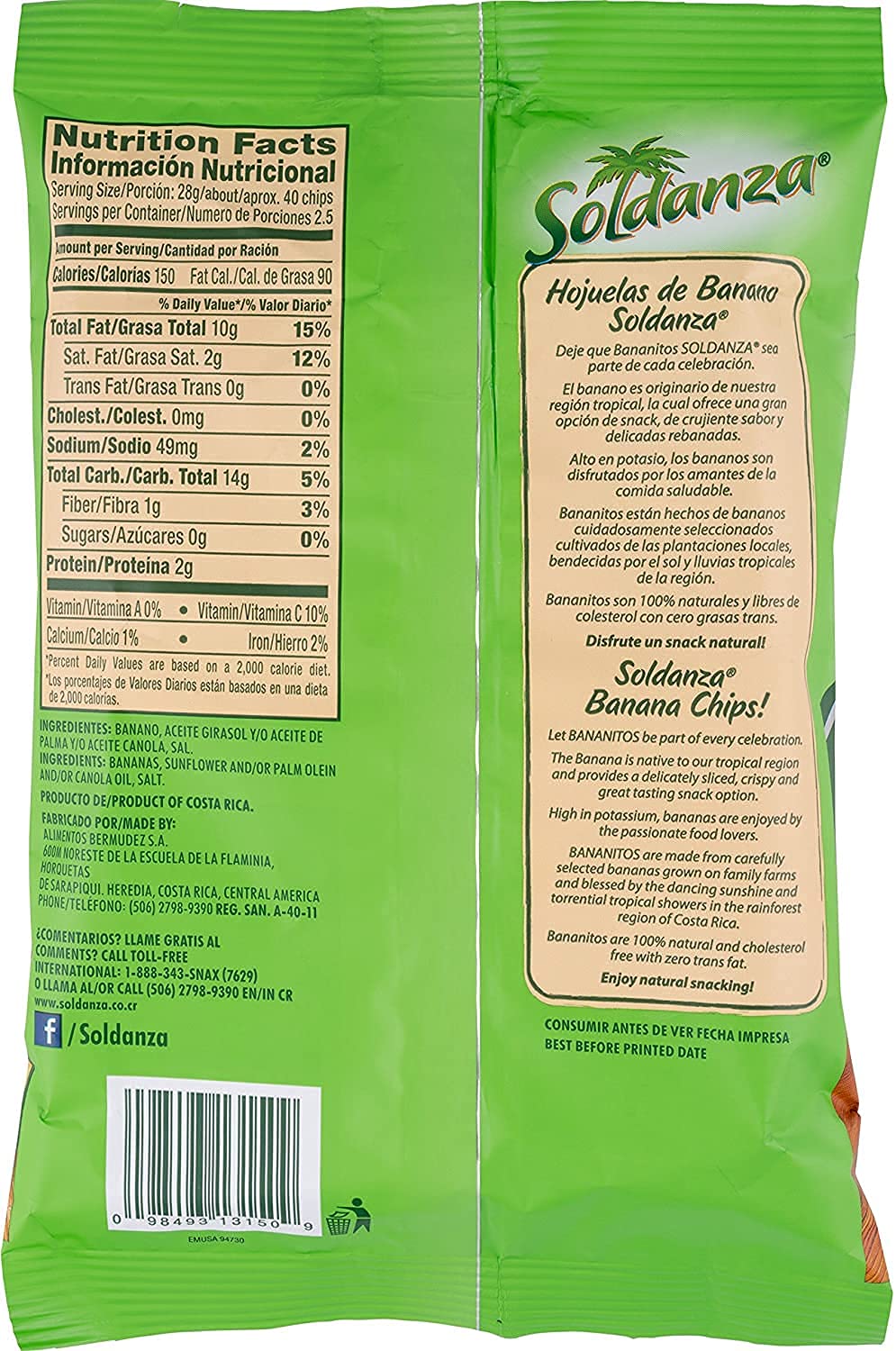 Journey of Snacks International Variety Pack - 6 Pack of 2.5oz Plantain Chips (3 Flavor Mix) | Gluten-Free Crispy Snacks for Parties, Travel & Healthy On-the-Go Eating