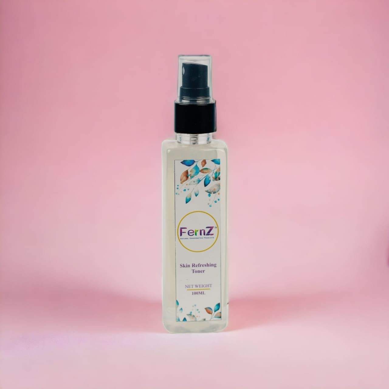 FernZ Skin Refreshing Toner - Sulfate Free, 100% Natural Facial Toner for All Skin Types (Men & Women) | Hydrating, Soothing & Balancing | Perfect for Daily Skincare Routine & Post-Shave Care - 100ml