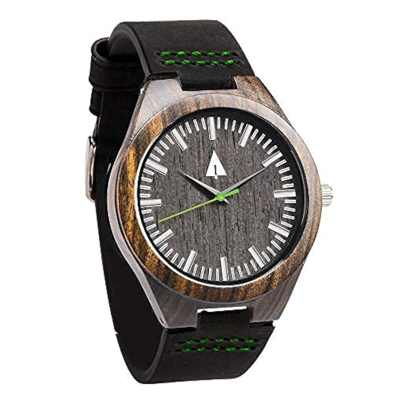 Wooden Watches for Men - Japanese Quartz Movement, Leather Straps - Perfect for Outdoor & Office Wear