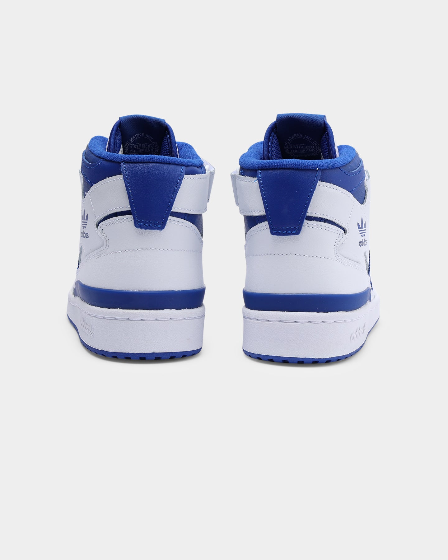 Adidas Men's Forum Mid Sneakers - Cloud White/Royal Blue/Cloud White - Basketball & Casual Shoes for Men - Perfect for Streetwear & Gym Workouts