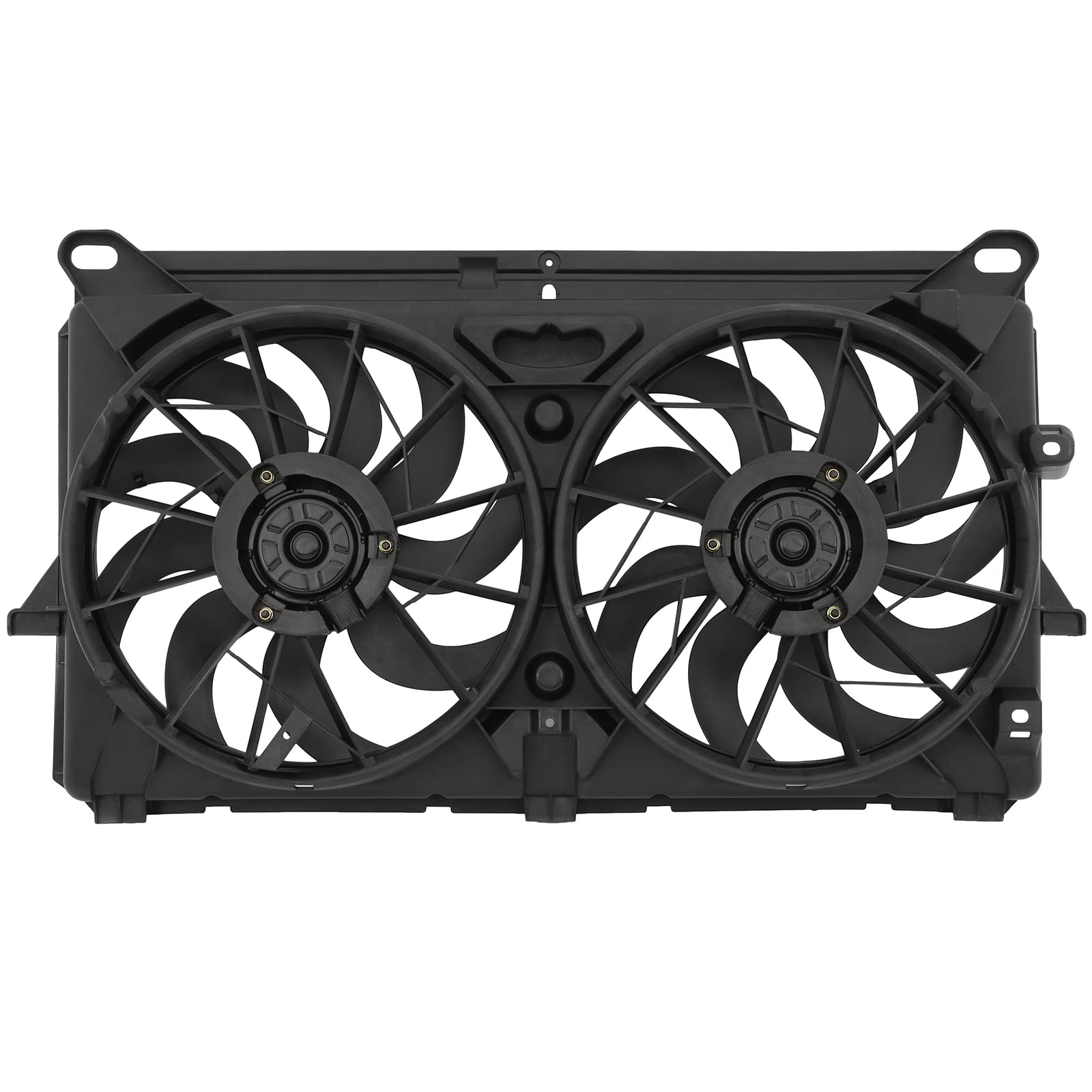 SCITOO GM3115212 Electric Radiator Condenser Engine Dual Cooling Fan Compatible with 2005-2006 Cadillac Escalade ESV/EXT & 2005-2006 Chevrolet Avalanche 1500/2500 - Perfect for Engine Cooling & Overheating Prevention