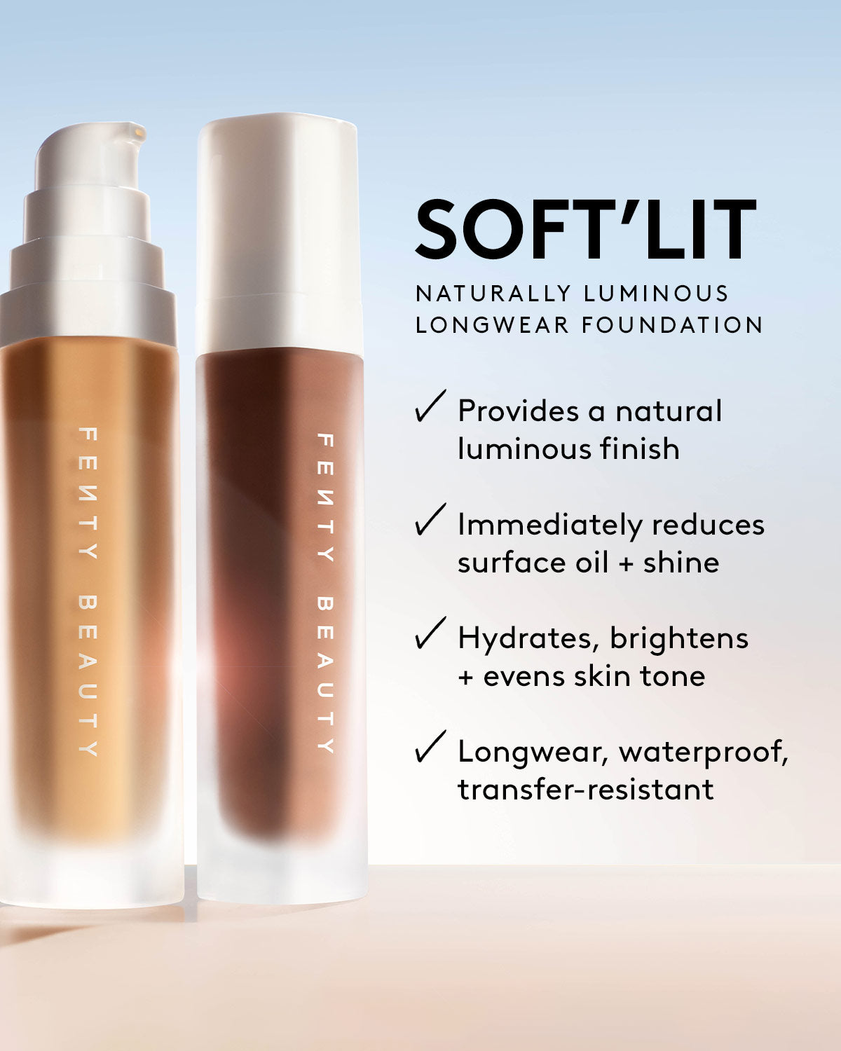 Soft'lit Naturally Luminous Longwear Foundation - 120 Light Beige | 24-Hour Hydrating Full Coverage Makeup for Flawless Skin | Perfect for Daily Wear & Special Occasions