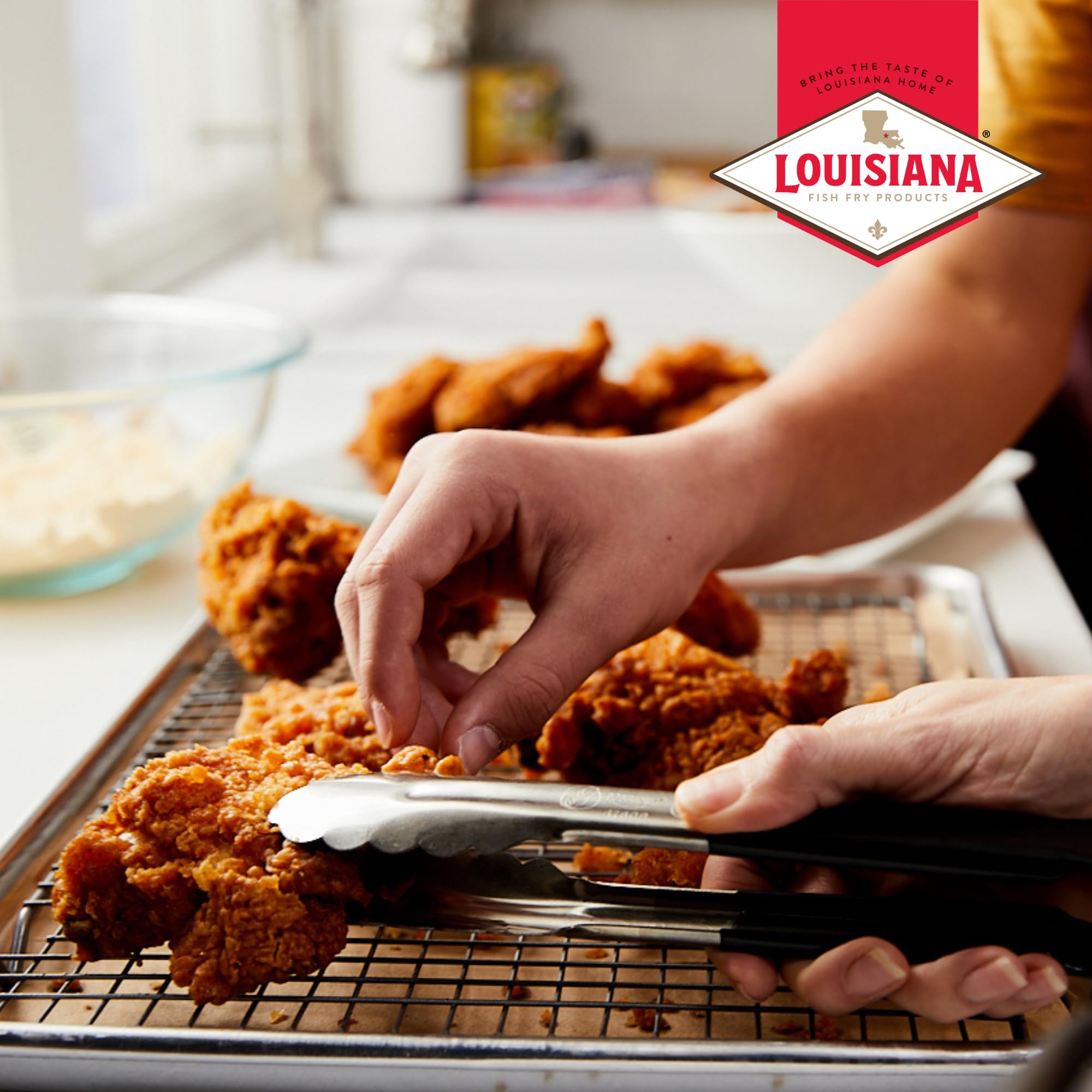 Louisiana Fish Fry Chicken Fry Seasoning - 50lb Bulk Bag for Restaurants & Catering - Perfect for Fried Chicken, Seafood & Southern Cooking