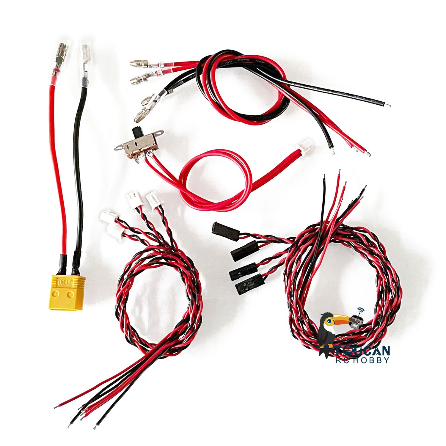 1/16 Scale Henglong RC Battle Tank 5.3 to 6.0/7.0 Version Upgrade Cables - US Stock Spare Parts for DIY Model Tank Conversion | Perfect for RC Tank Enthusiasts & Military Vehicle Collectors