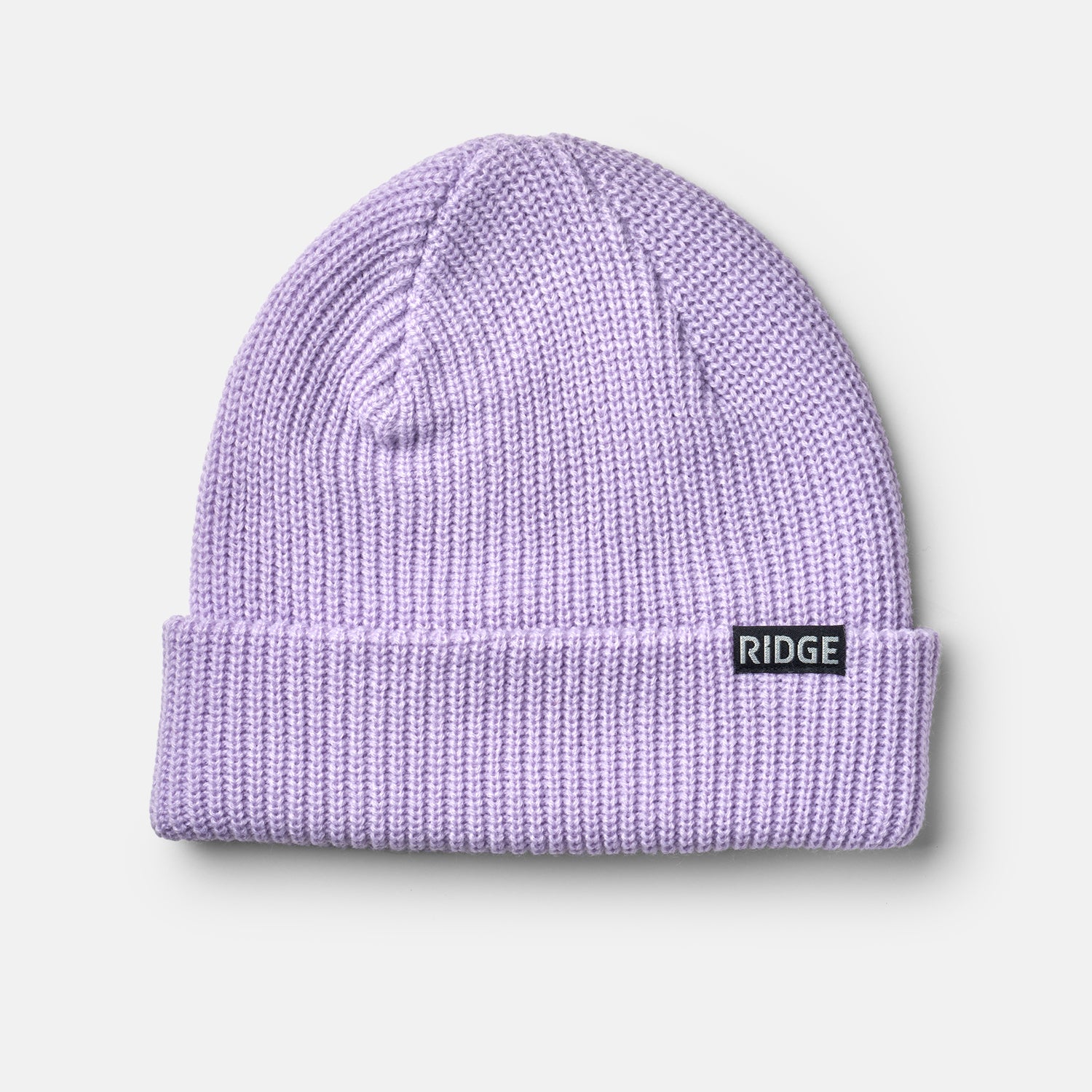 Ridge Classic Cuffed Beanie - Soft Winter Hat for Men & Women - Warm Lavender Knit Skull Cap - Perfect for Outdoor Activities, Skiing, Hiking & Casual Wear