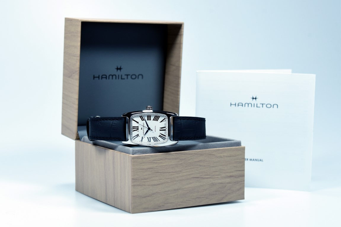 Pre-Owned Hamilton American Classic Boulton Mechanical Watch H13519711 – Vintage Luxury Timepiece for Men, Perfect for Formal Events & Collectors