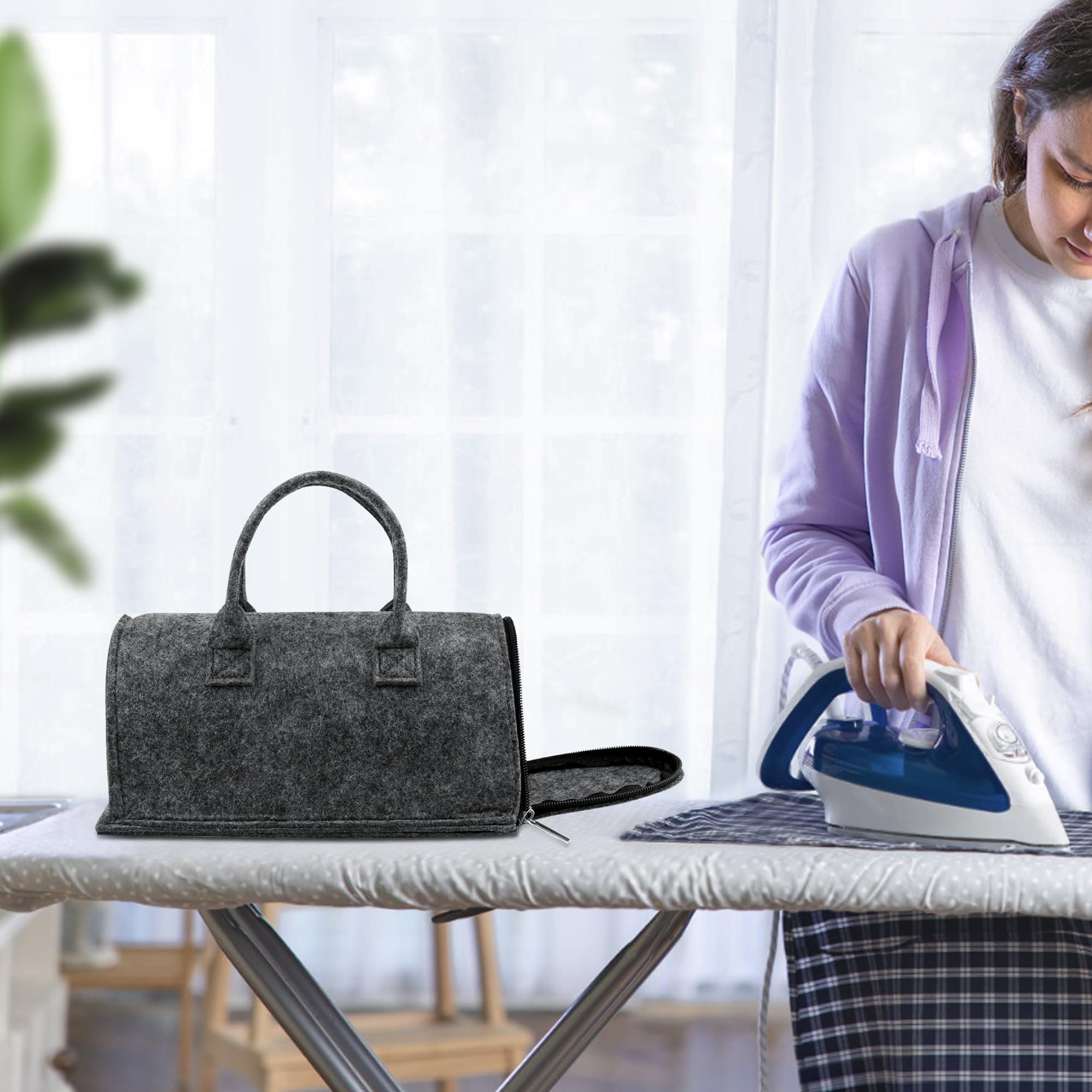 Oliso Mini Project Iron Carrying Bag - Compatible with M3Pro & M2Pro Travel Case for Mini Steamer Irons | Perfect for Travel, Business Trips & Home Storage